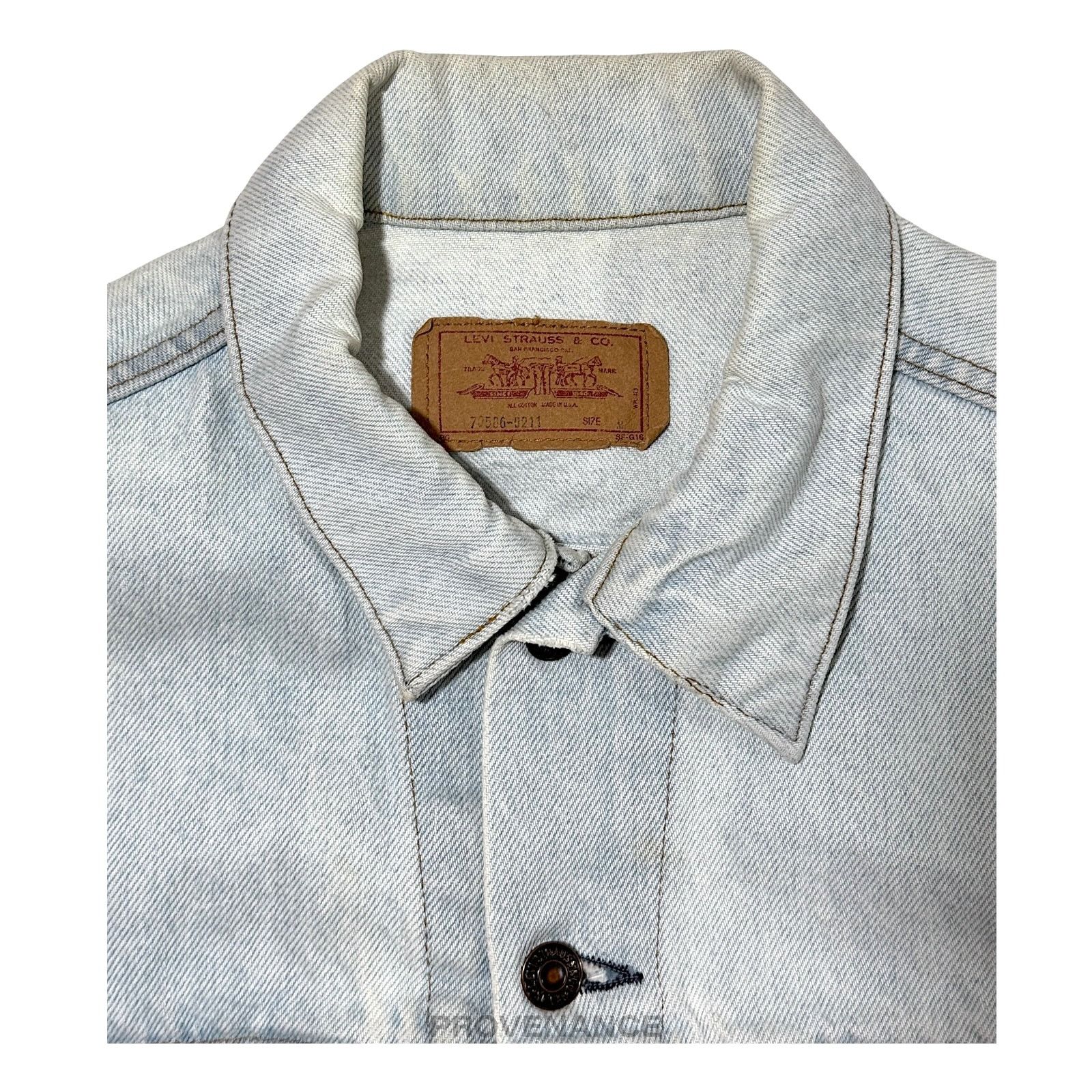 Levi's 🔴 LEVIS x Kanye Ye PABLO TLOP Denim Jacket - Light Blue M Size US M / EU 48-50 / 2 - 3 Thumbnail