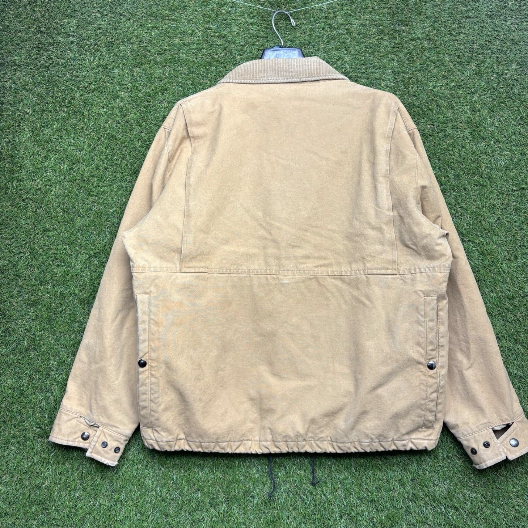 Pendleton VINTAGE Pendleton Outdoors Man Jacket Mens XL Workwear Thinsulate USA Made Cotton Canvas Tan 300 Warmth Heavyweight Pockets Collared Size US XL / EU 56 / 4 - 2 Thumbnail