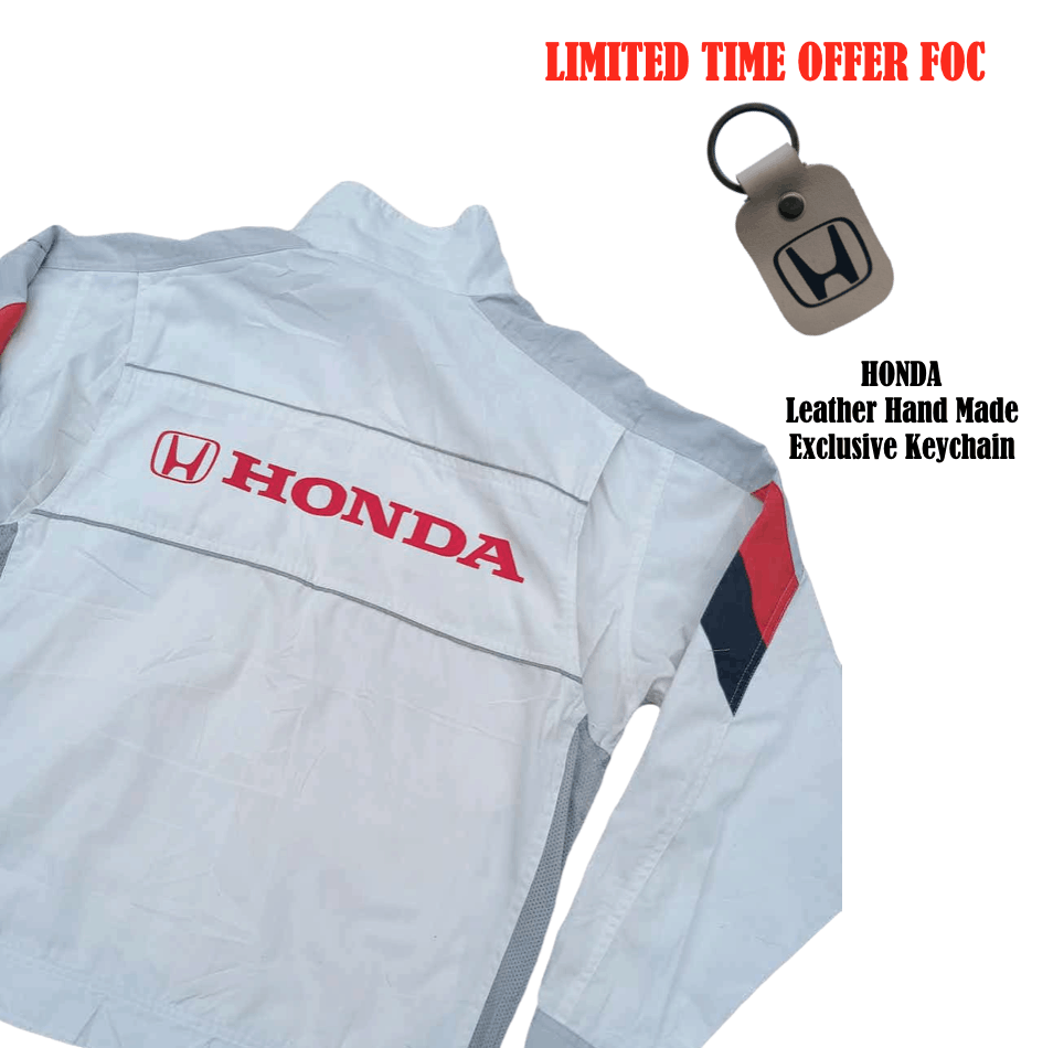 image of Motorsport Honda Jacket Foc Leather Keychain, Men's (Size Large)