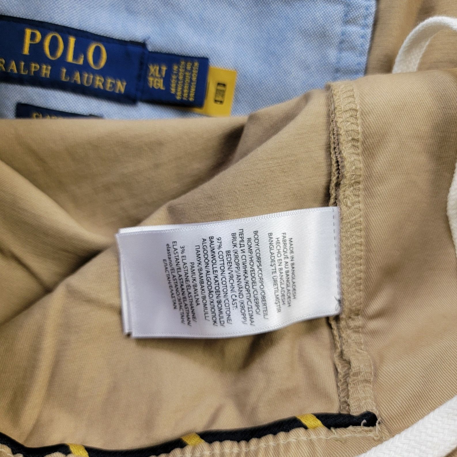 Polo Ralph Lauren Polo Ralph Lauren Chino Shorts Khaki Beige Classic Fit 9" Size US 40 / EU 56 - 7 Thumbnail