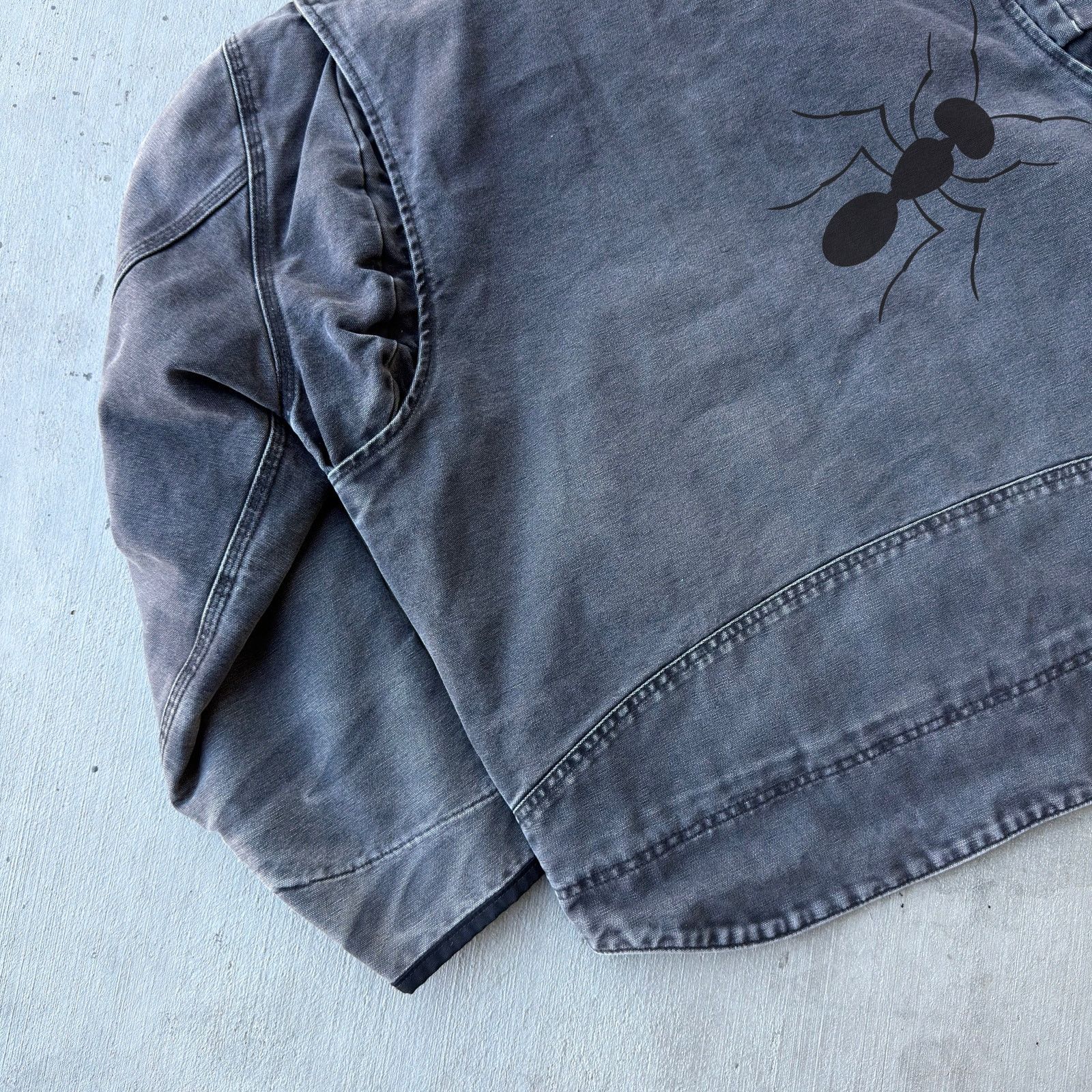Carhartt × Vintage Carhartt faded black button up work wear jacket Size US L / EU 52-54 / 3 - 7 Thumbnail