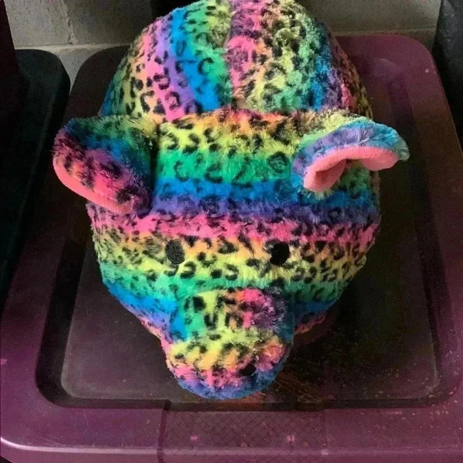 The North Face Ty Rainbow Leopard Plush Toy Size ONE SIZE - 1 Thumbnail