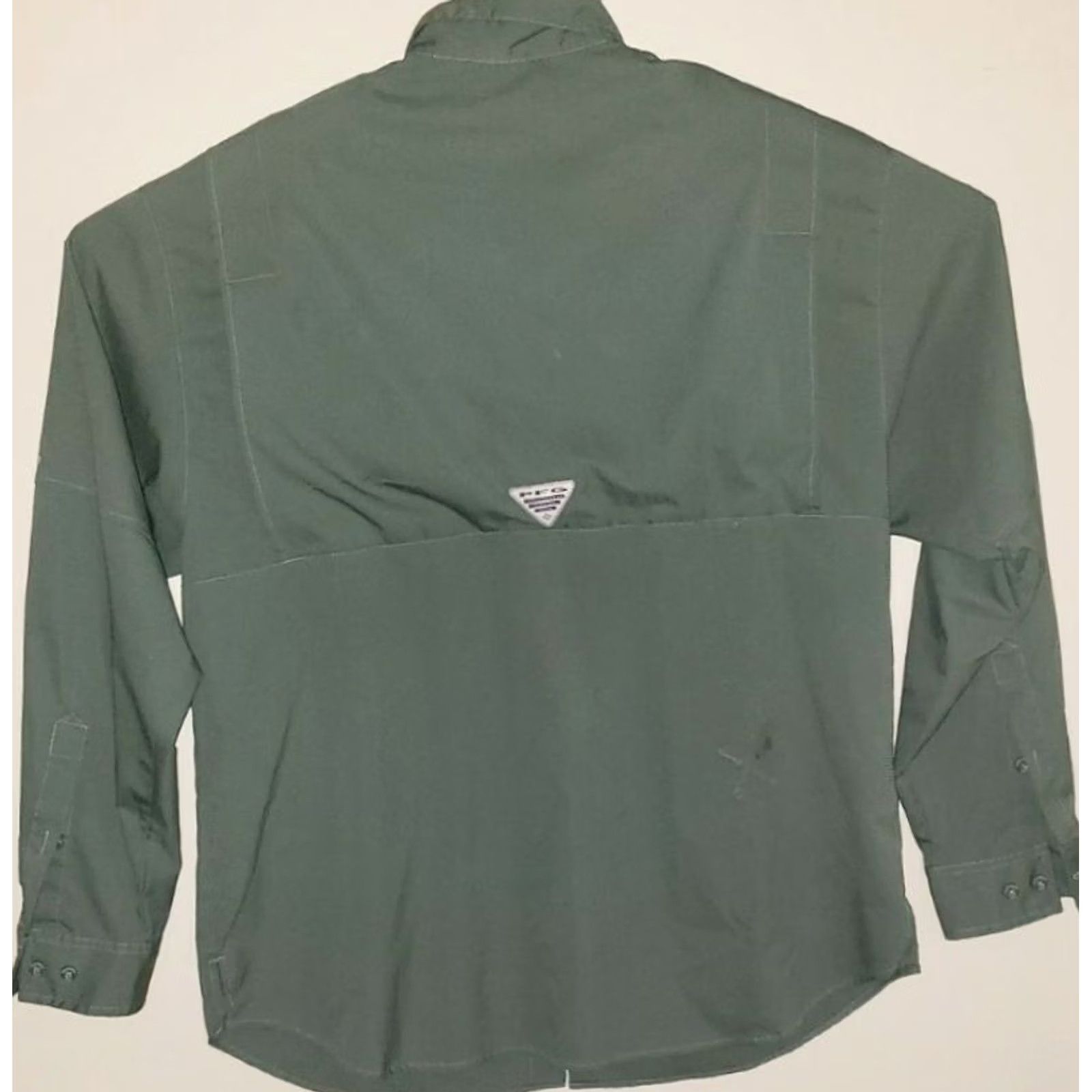 Olive VINTAGE Columbia Omni-Shade Button Shirt Olive Green Vented Sun Protection Men's Size XL Size US XL / EU 56 / 4 - 2 Thumbnail