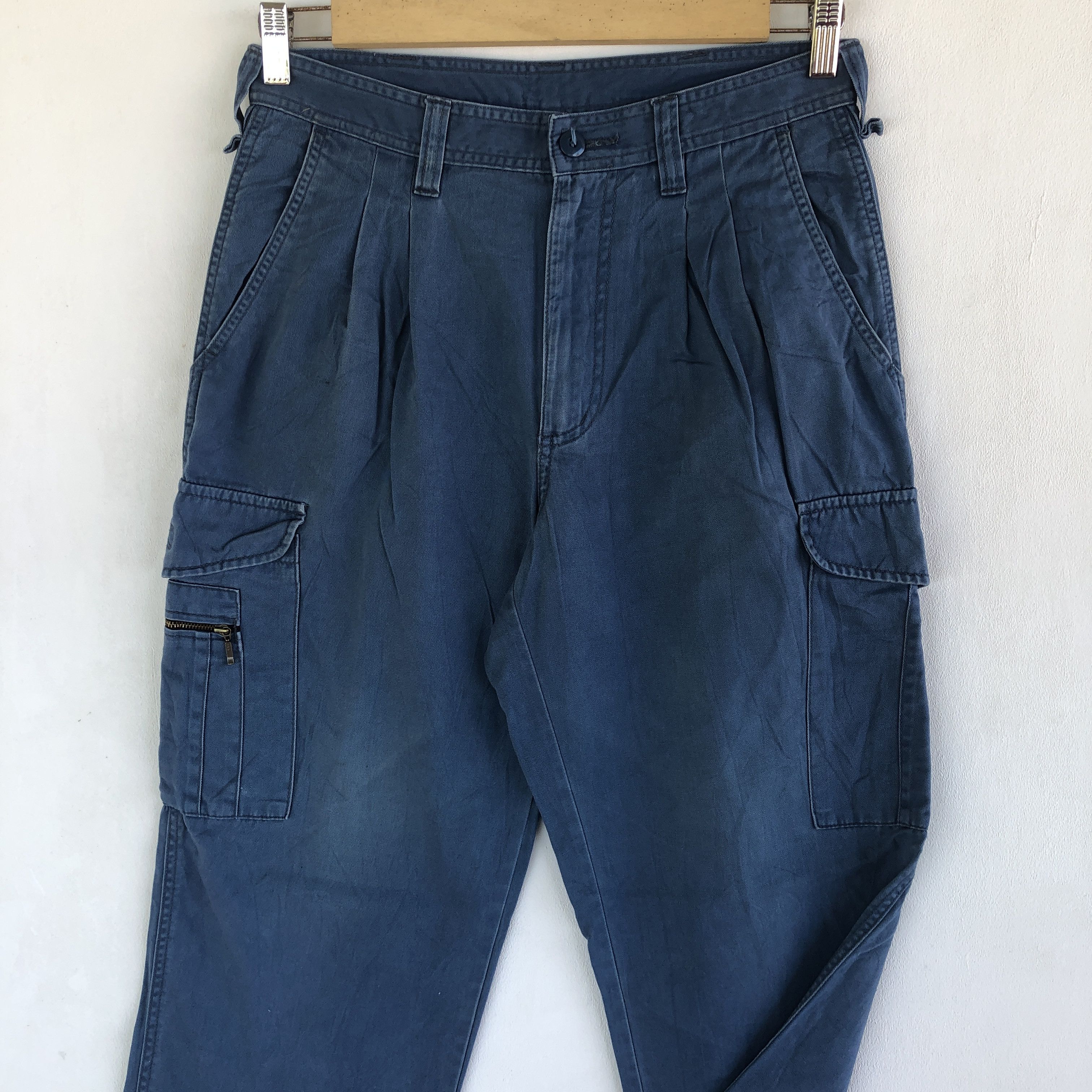 Japanese Brand Vintage Japanese Cargo Pants Multi Pocket Bondage Trousers Size 28" / US 6 / IT 42 - 3 Thumbnail