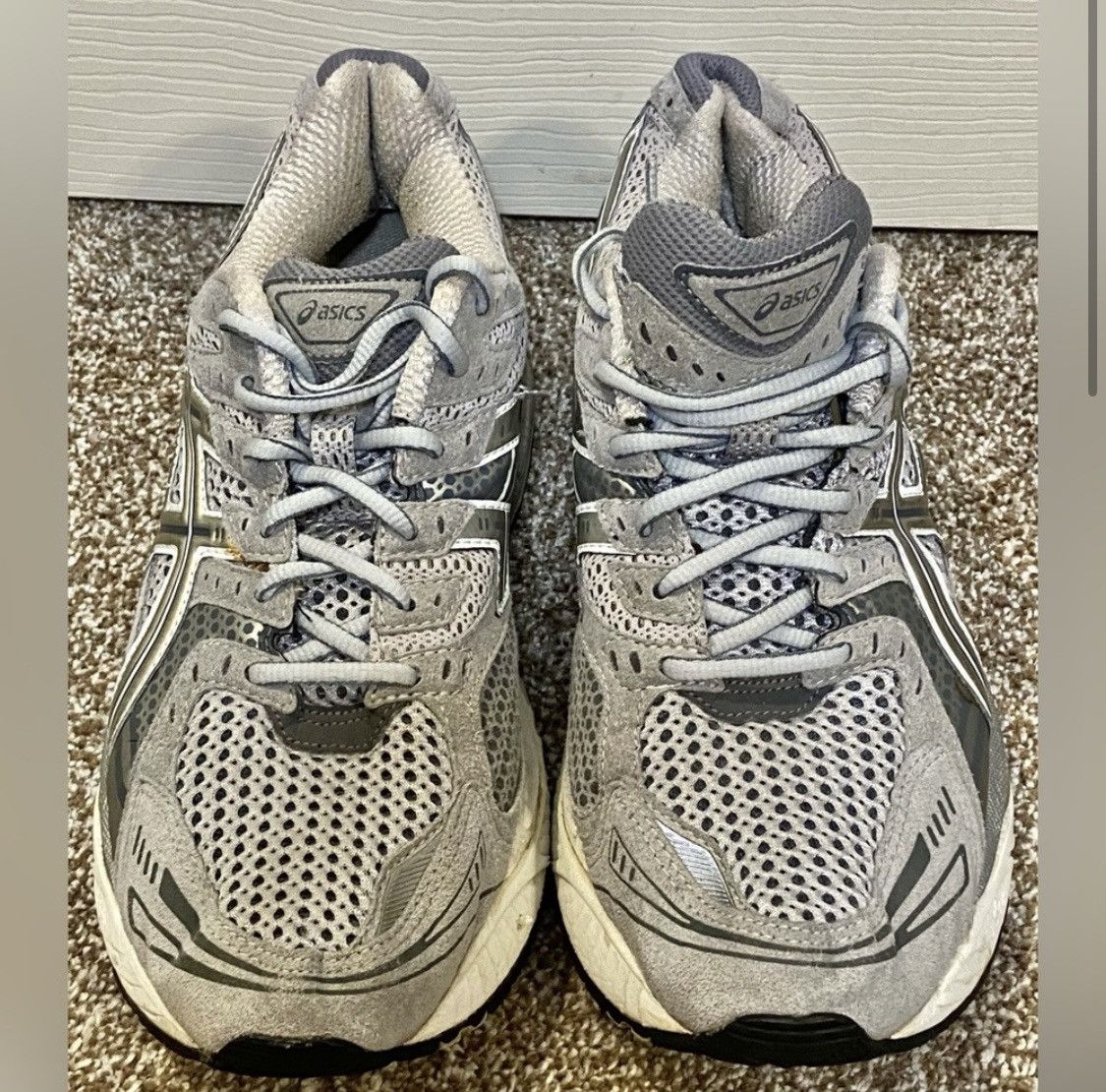 Asics ASICS Gel Evolution 6 Athletic Lace Up Shoe T164N Gray Size US 8.5 / EU 41-42 - 4 Thumbnail