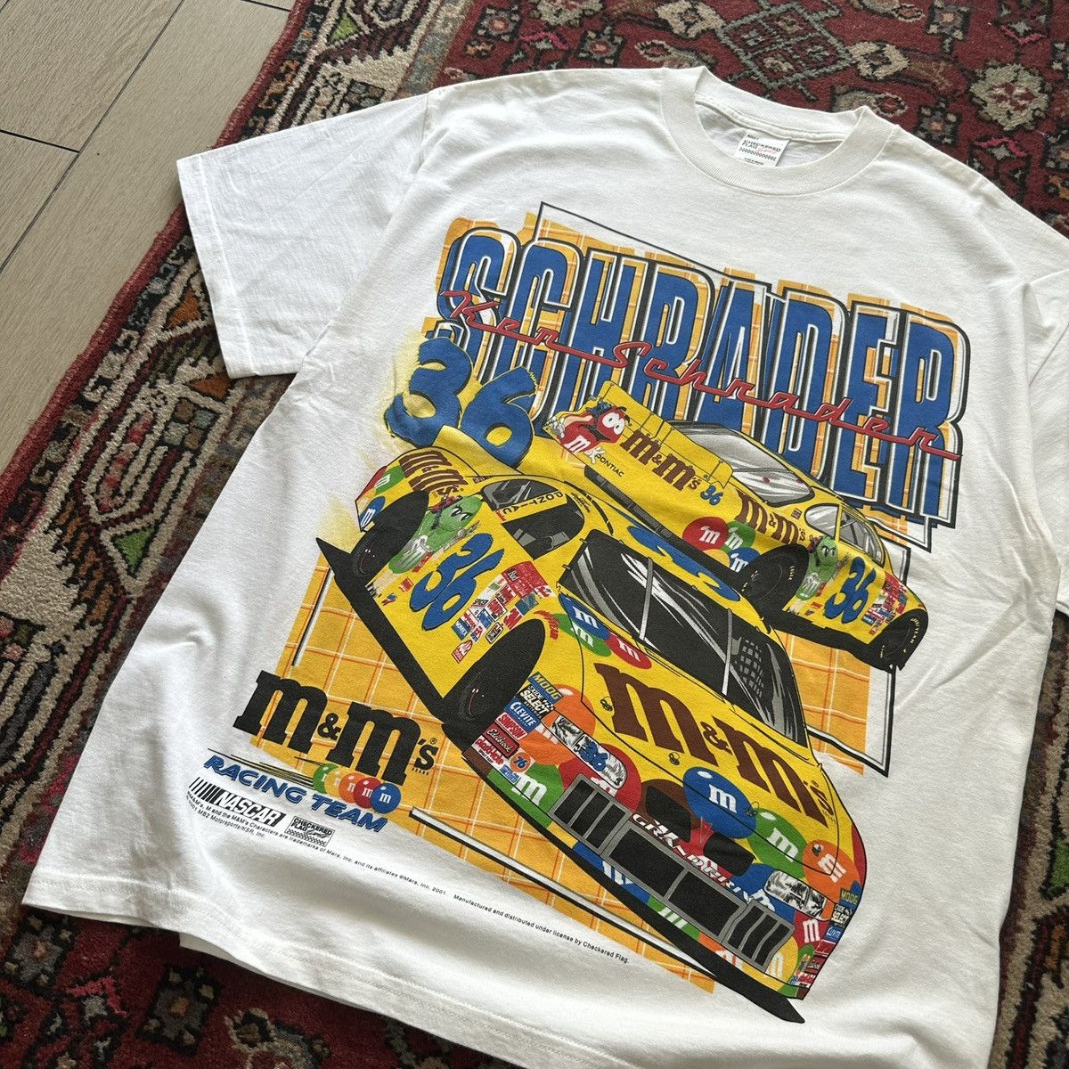 Vintage 2001 M&M’s NASCAR Racing Tee Double Sided Vintage Size US L / EU 52-54 / 3 - 2 Thumbnail