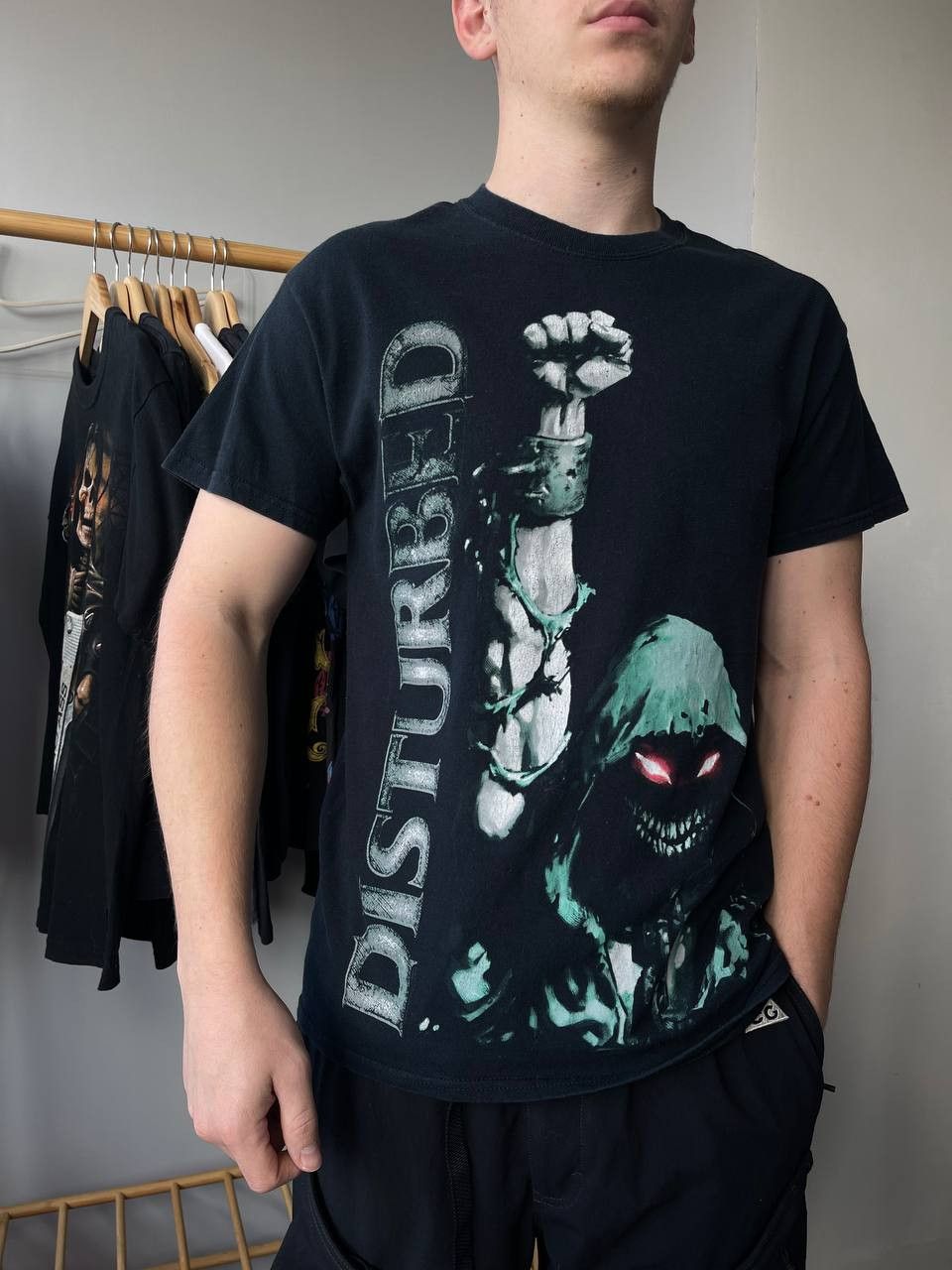 Band Tees × Vintage Vintage Disturbed Band T shirt Medium Size US M / EU 48-50 / 2 - 2 Thumbnail