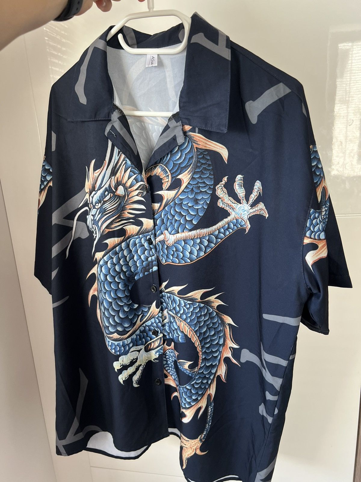 Affliction ‼️Archival Japanese Style Dragon Y2k Lite Weight Silk Tee‼️ Size US L / EU 52-54 / 3 - 1 Thumbnail