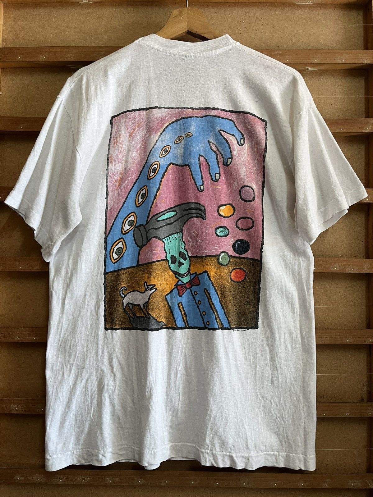 Vintage Vintage Meat Puppets 90s T-Shirt Sz. L (true vintage) Size US L / EU 52-54 / 3 - 2 Thumbnail