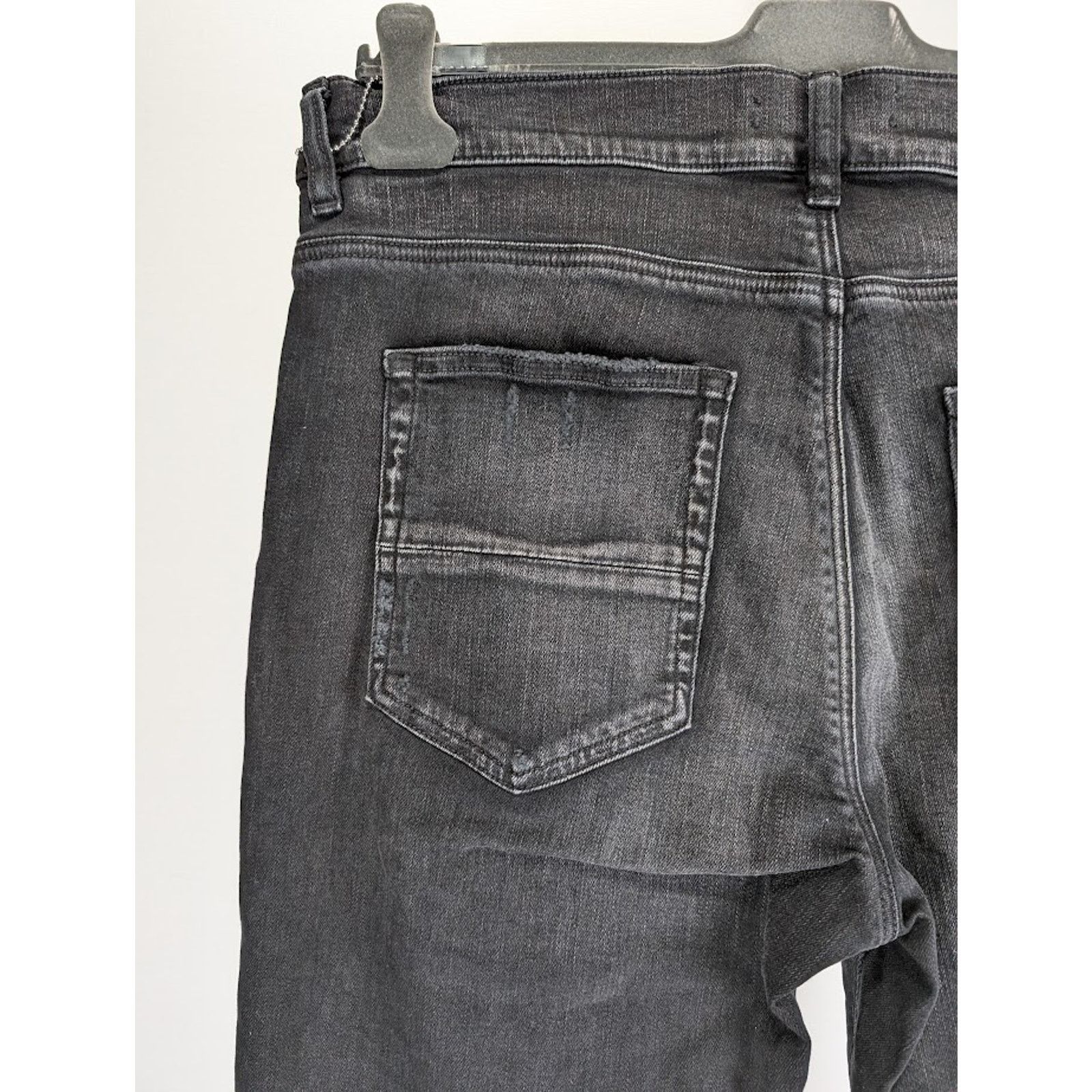 Amiri o1rshd1 Leather Camo MX1 Jeans in Aged Black Size US 29 - 17 Thumbnail