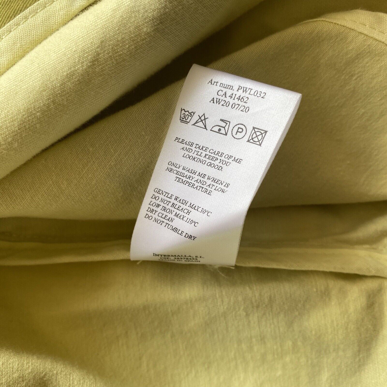 Paloma Wool Paloma Wool Womens Space Jacket Organic Cotton Yellow Lime G Size S / US 4 / IT 40 - 11 Thumbnail