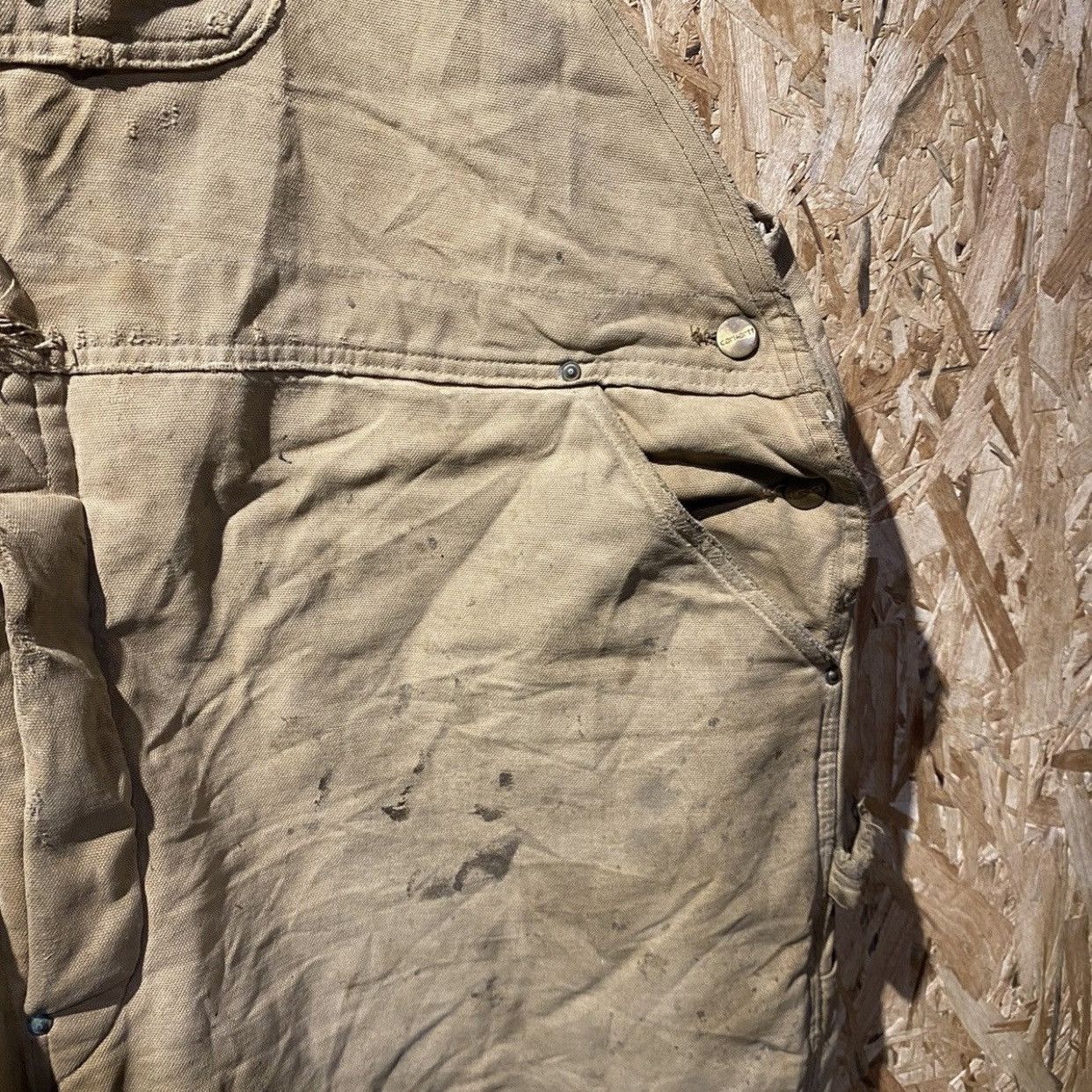 Carhartt Vintage Thrash Distressed Carhart Overalls size 50x30 Size US 44 / EU 60 - 13 Thumbnail