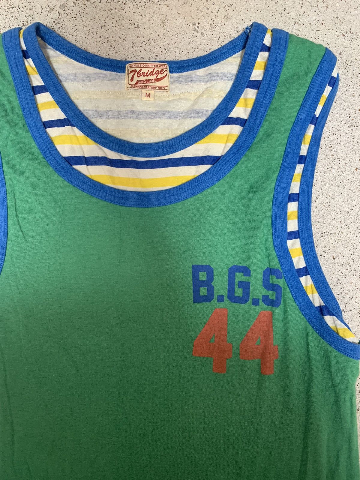 Vintage TANKTOP 7 BRIDGE GARMENTS JAPANASE Size US M / EU 48-50 / 2 - 5 Thumbnail