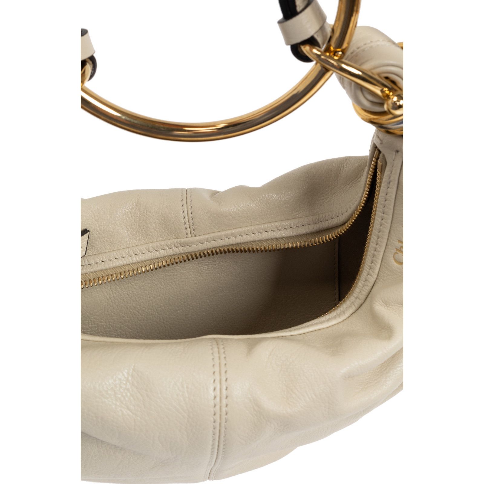 Chloe Chloe Small Bracelet Vegetal Beige Grained Leather Shoulder Size ONE SIZE - 4 Thumbnail