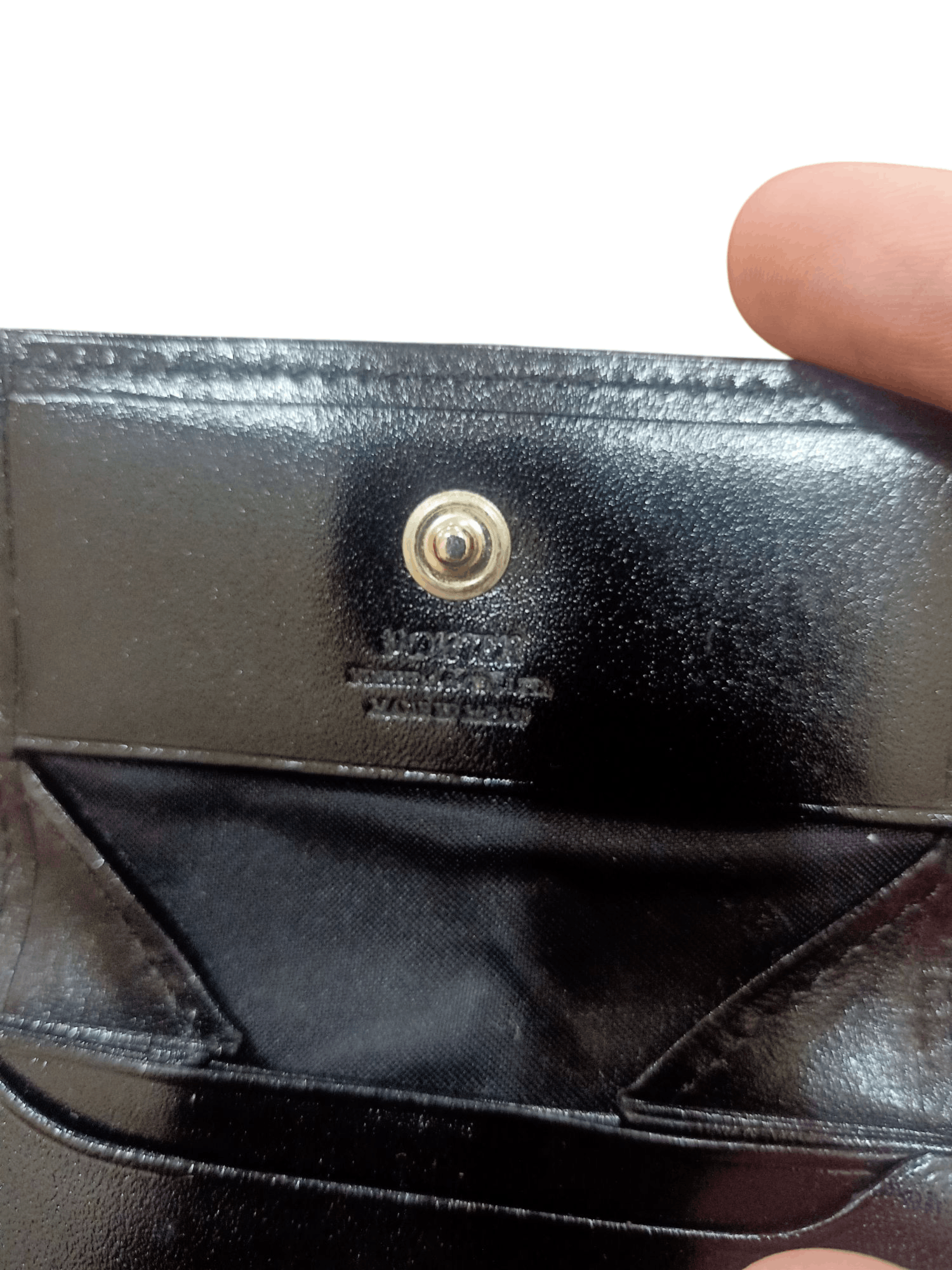 Porter Porter Sheen Leather Coin Case Wallet Size ONE SIZE - 7 Thumbnail