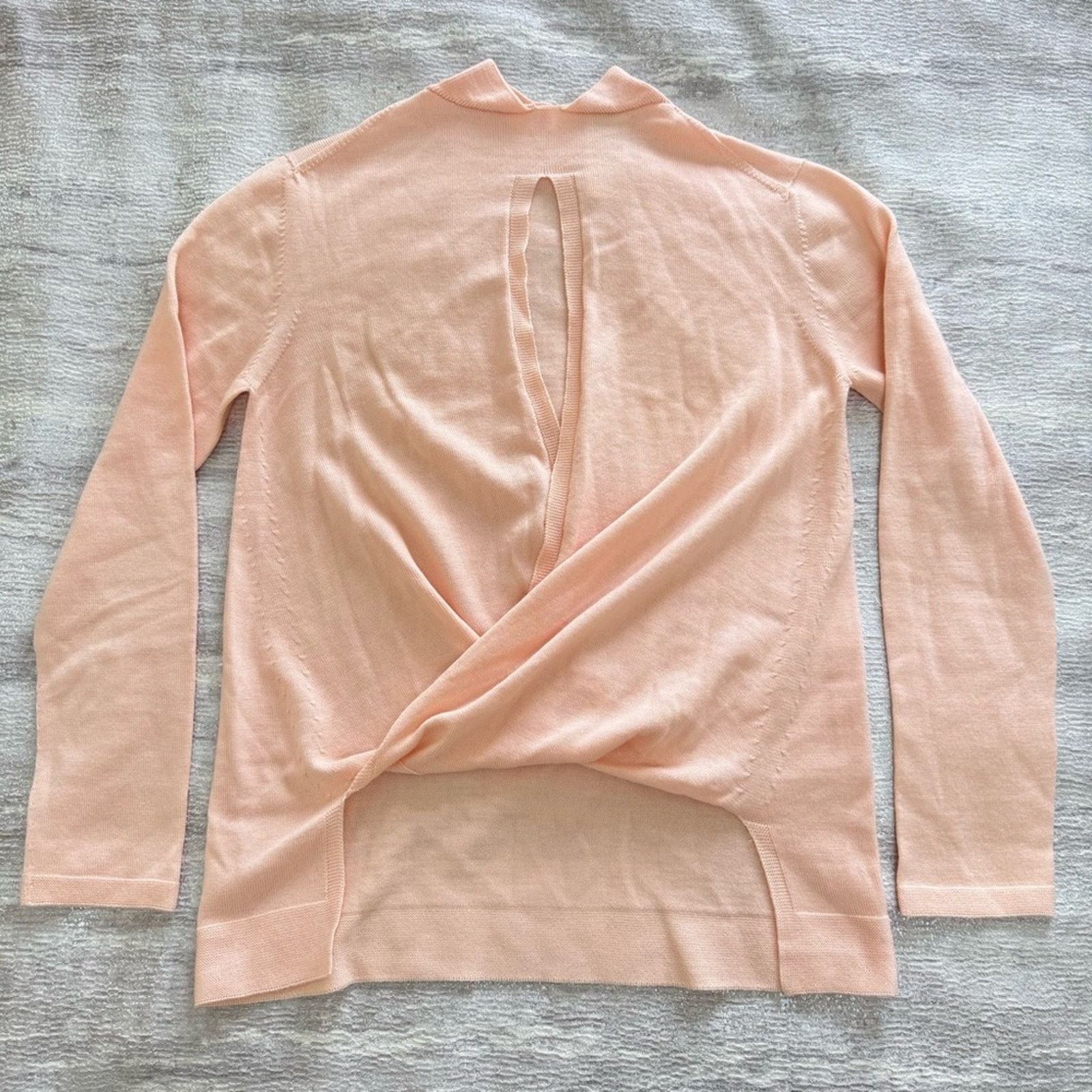 Wolford NWOT Wolford Aurora Pink Long Sleeve Sweater Open Back XS Size XS / US 0-2 / IT 36-38 - 8 Thumbnail