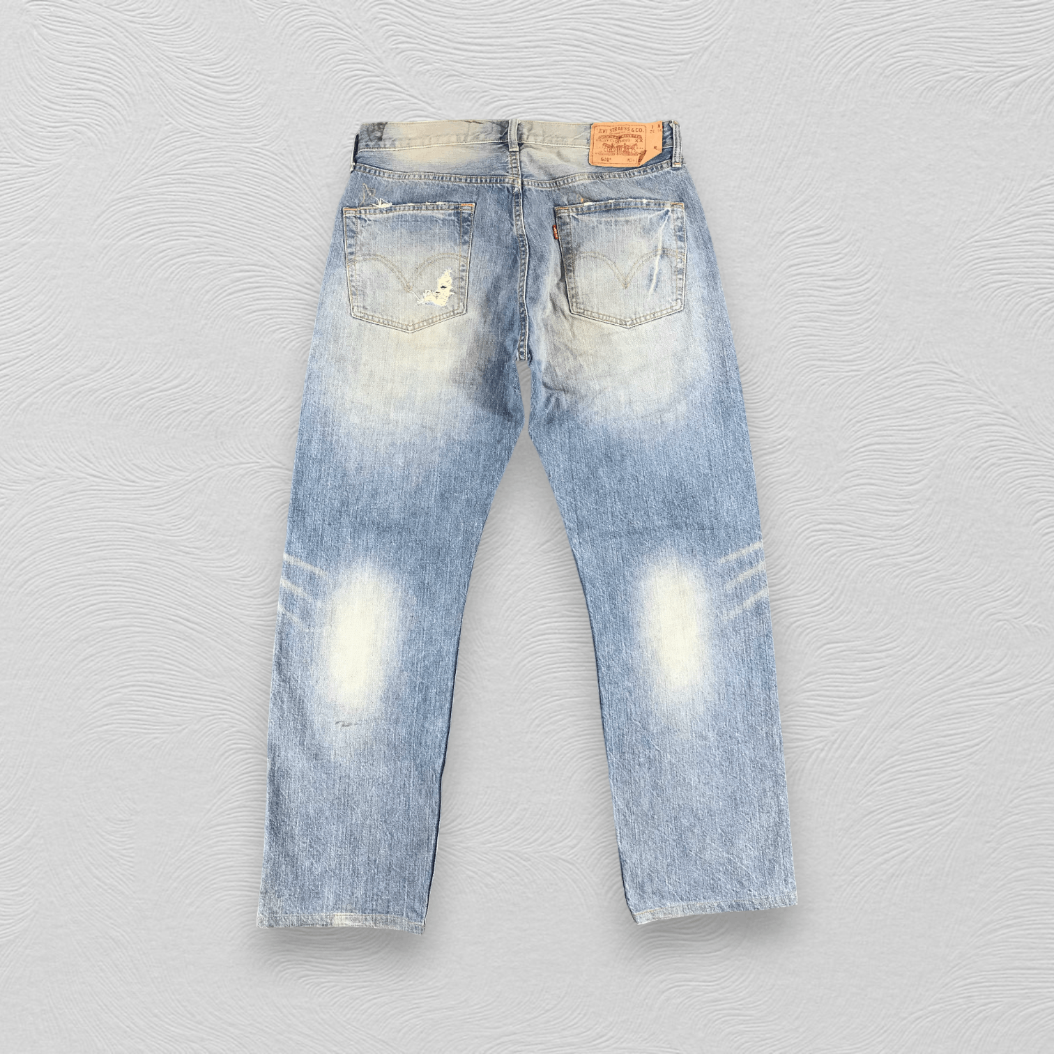 Levi's Vintage Levis 501 Jeans Stone Washed Distressed Denim KJ399 Size US 34 / EU 50 - 2 Thumbnail