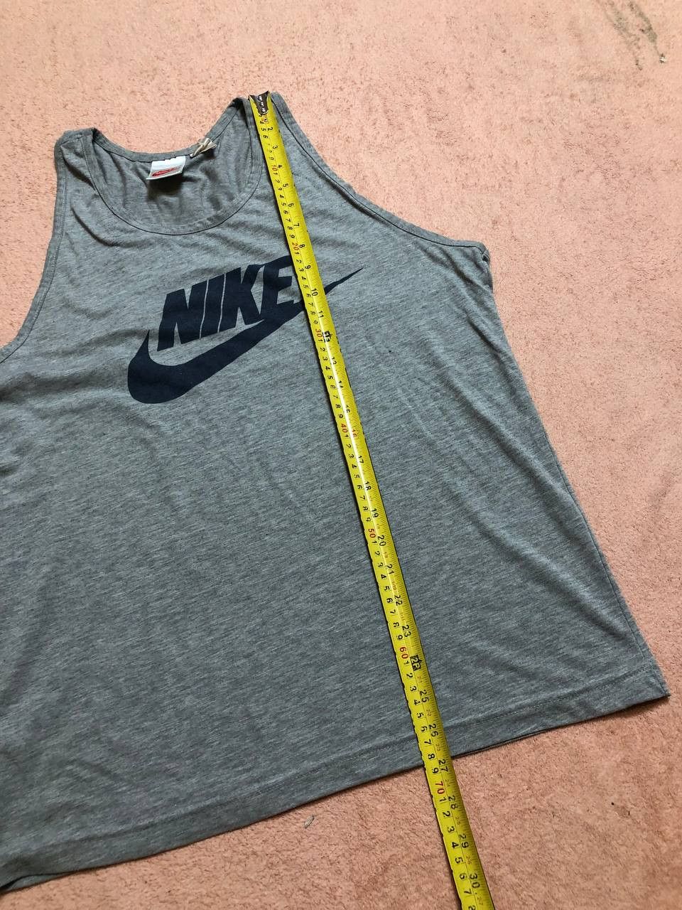 Nike Vintage Nike Big Y2K Logo Gray Tank Top Size S Size US S / EU 44-46 / 1 - 10 Thumbnail