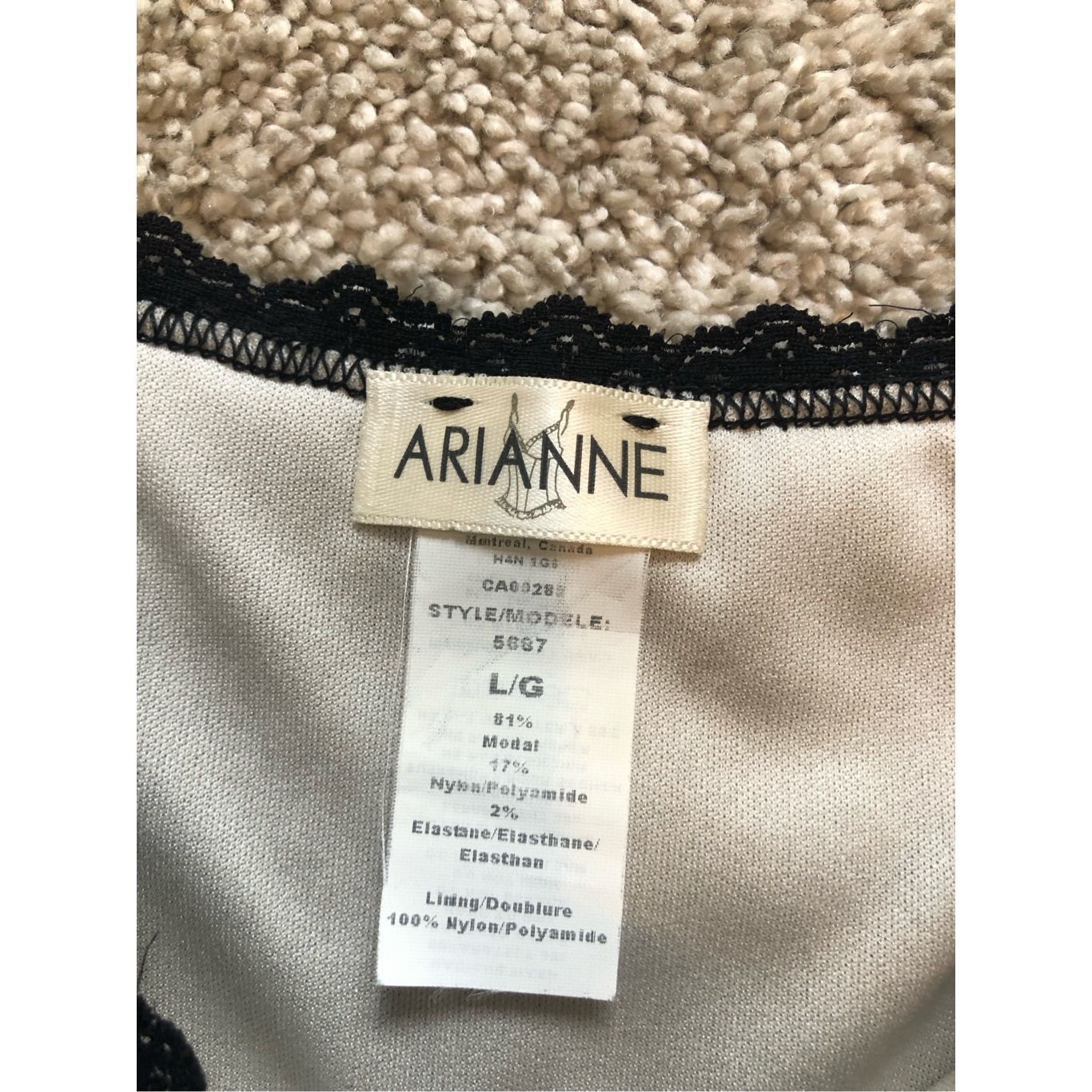 Other Arianne Women’s Black Elegant Lace Crip Tank Top Size L Size L / US 10 / IT 46 - 4 Thumbnail