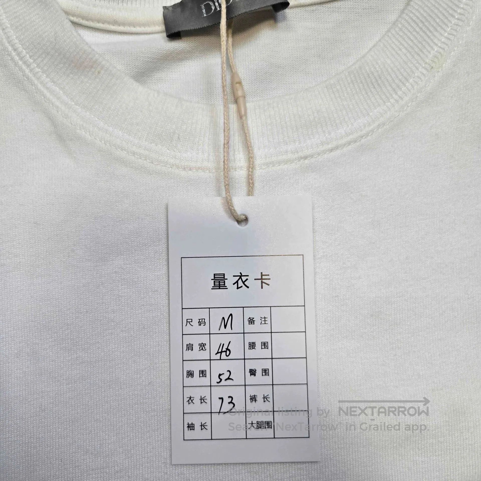Dior dior embroidered logo heavy short sleeve shirt. Size US M / EU 48-50 / 2 - 7 Thumbnail