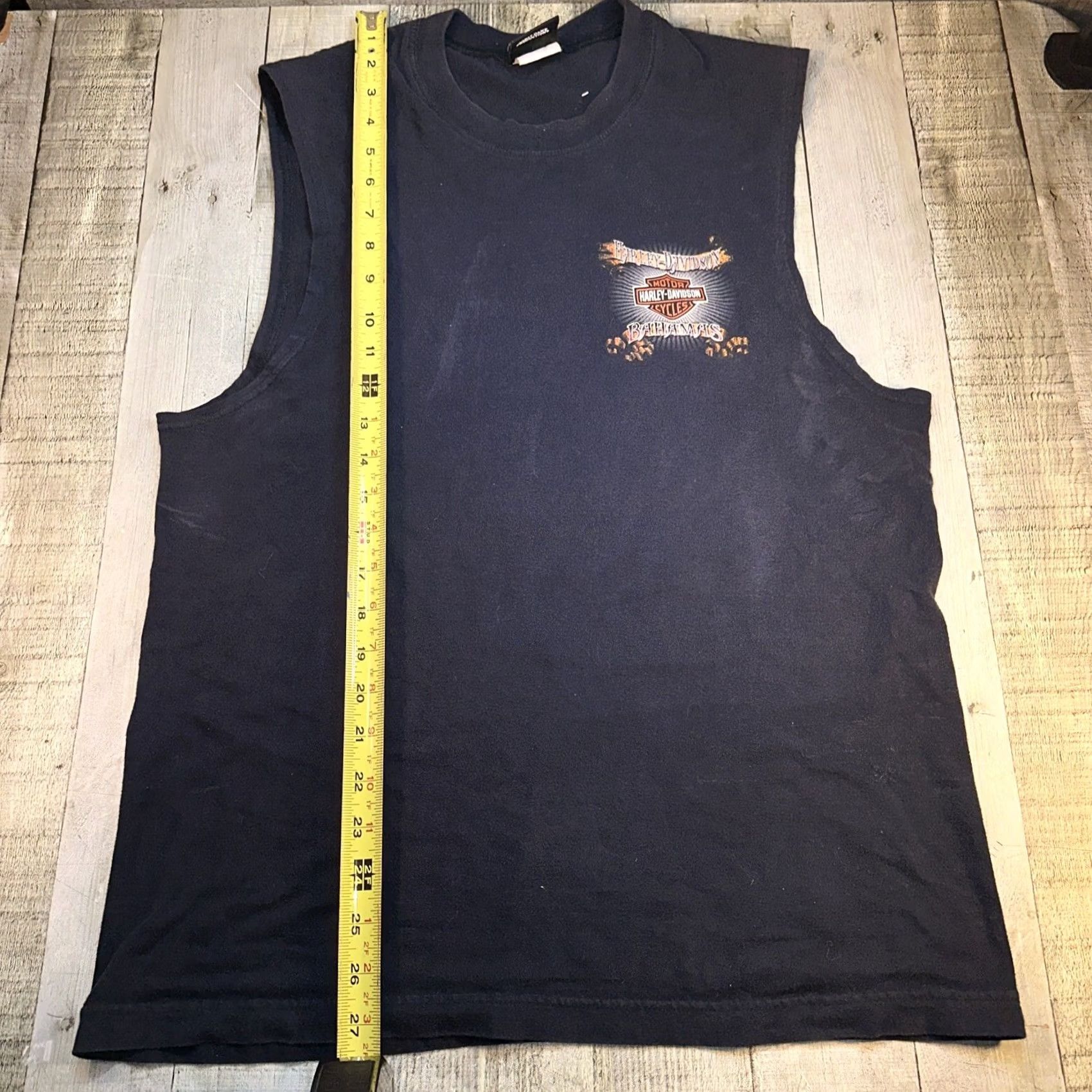 Harley Davidson VINTAGE Harley-Davidson Muscle Tee Bahamas Medium Black Men T-Shirt M Black Mens Y2K Size US M / EU 48-50 / 2 - 6 Thumbnail