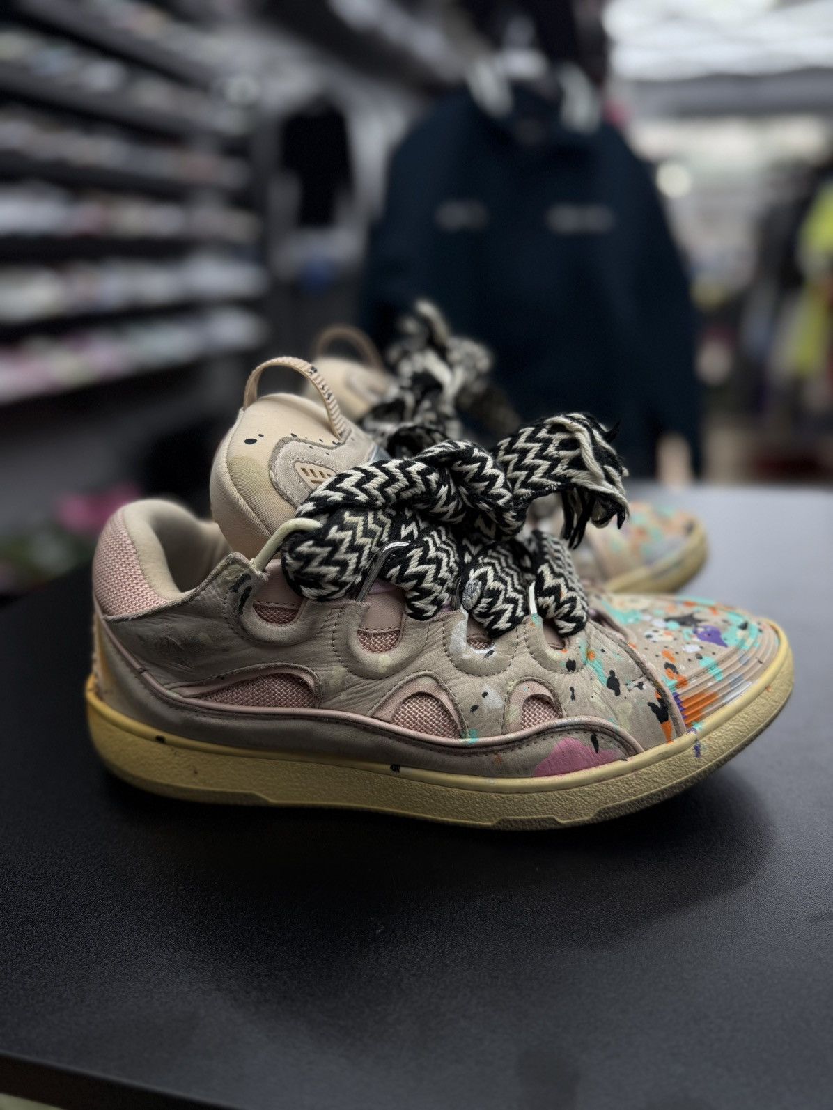 Gallery Dept. × Lanvin Gallery DEPT Lanvin Sneakers Pink Size 42EU/9US $1300 Size US 9 / EU 42 - 1 Thumbnail