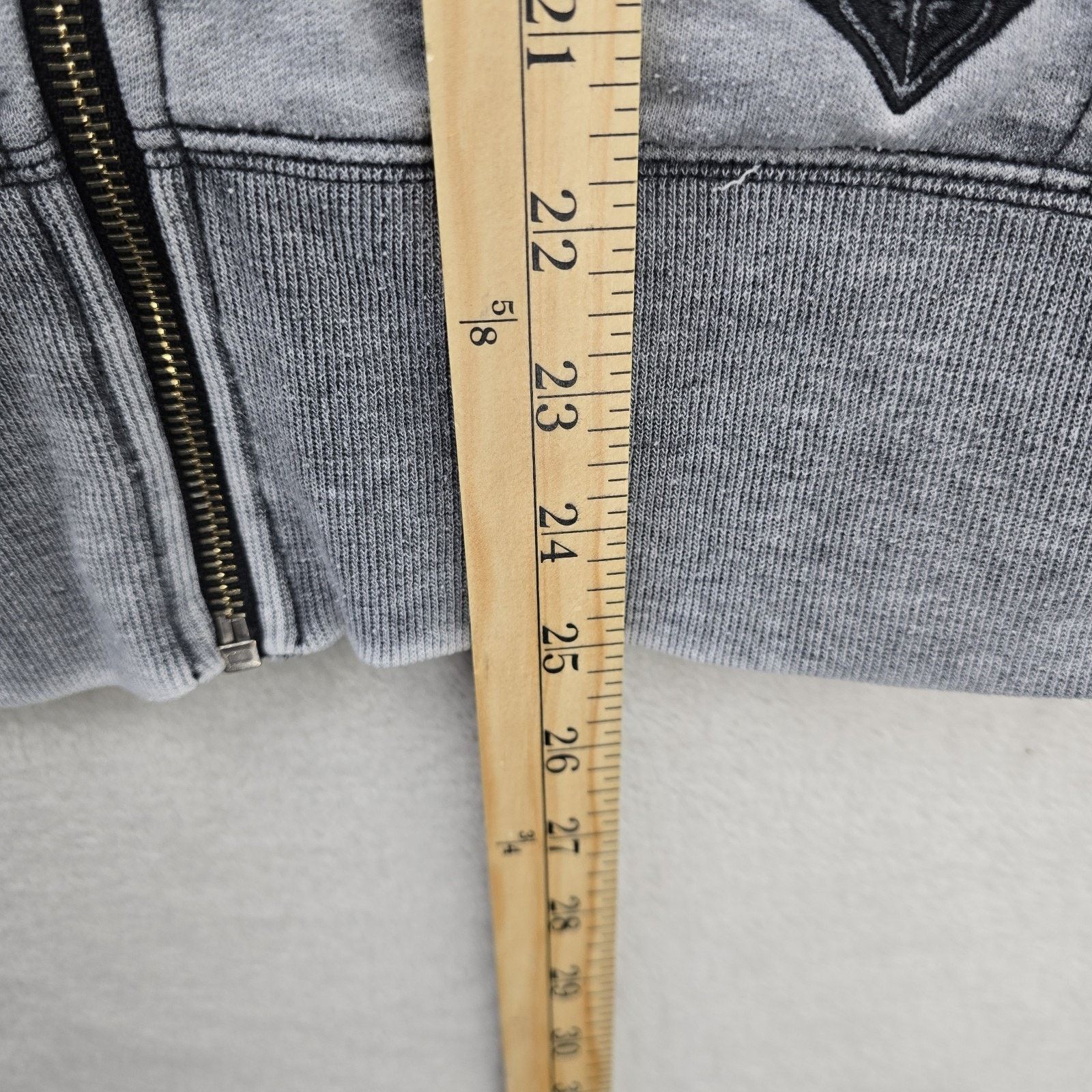 Quiksilver Quiksilver Roxy Zip Up Sweater Women Small Heather Gray Y2K Size S / US 4 / IT 40 - 12 Thumbnail
