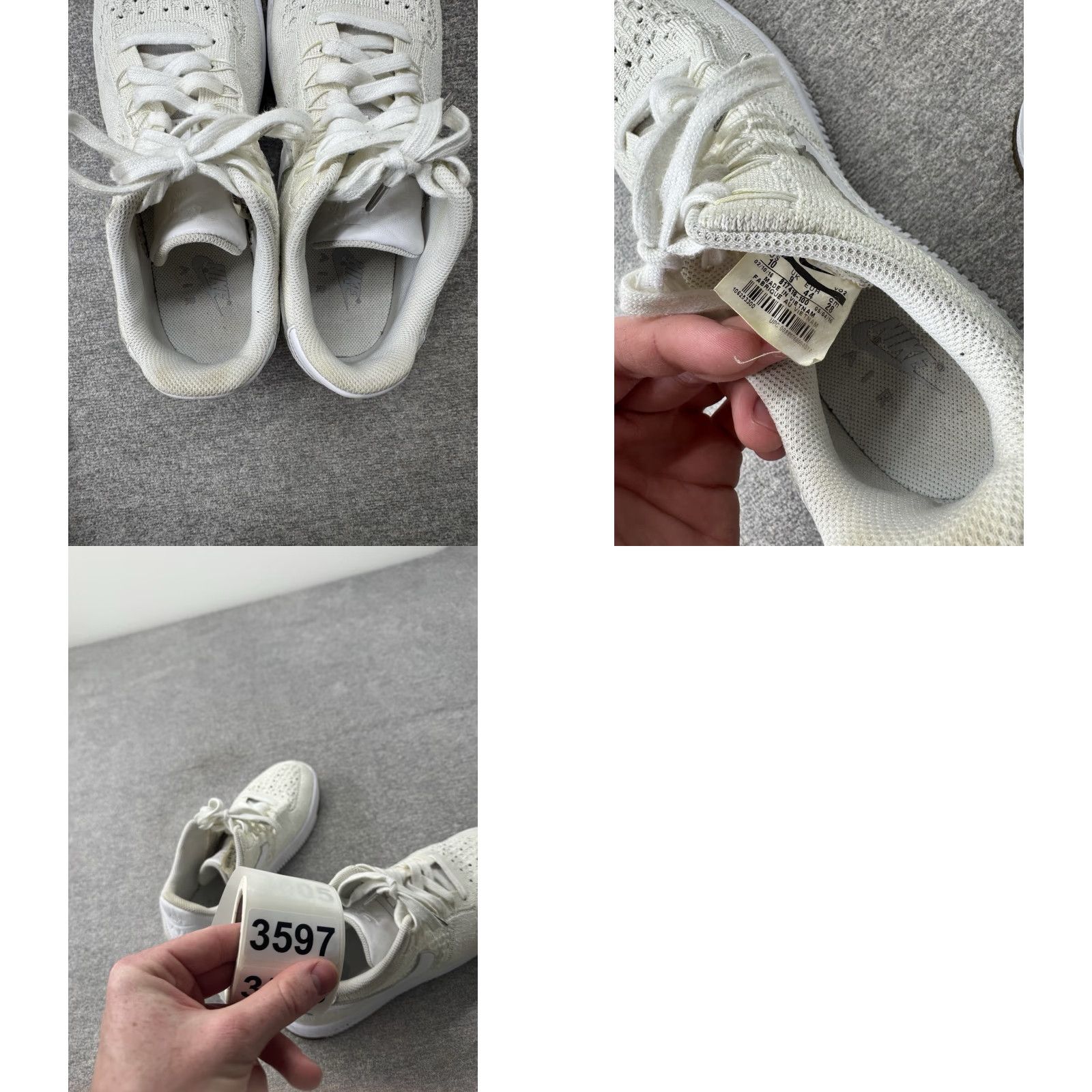 Nike RARE AIR FORCE 1 ULTRA FLYKNIT LOW WHITE ICE 817419-100 Men Size 10 Nike Sneakers Shoe Low Top Casual Vintage 2016 Winter? Size US 9 / EU 42 - 8 Thumbnail