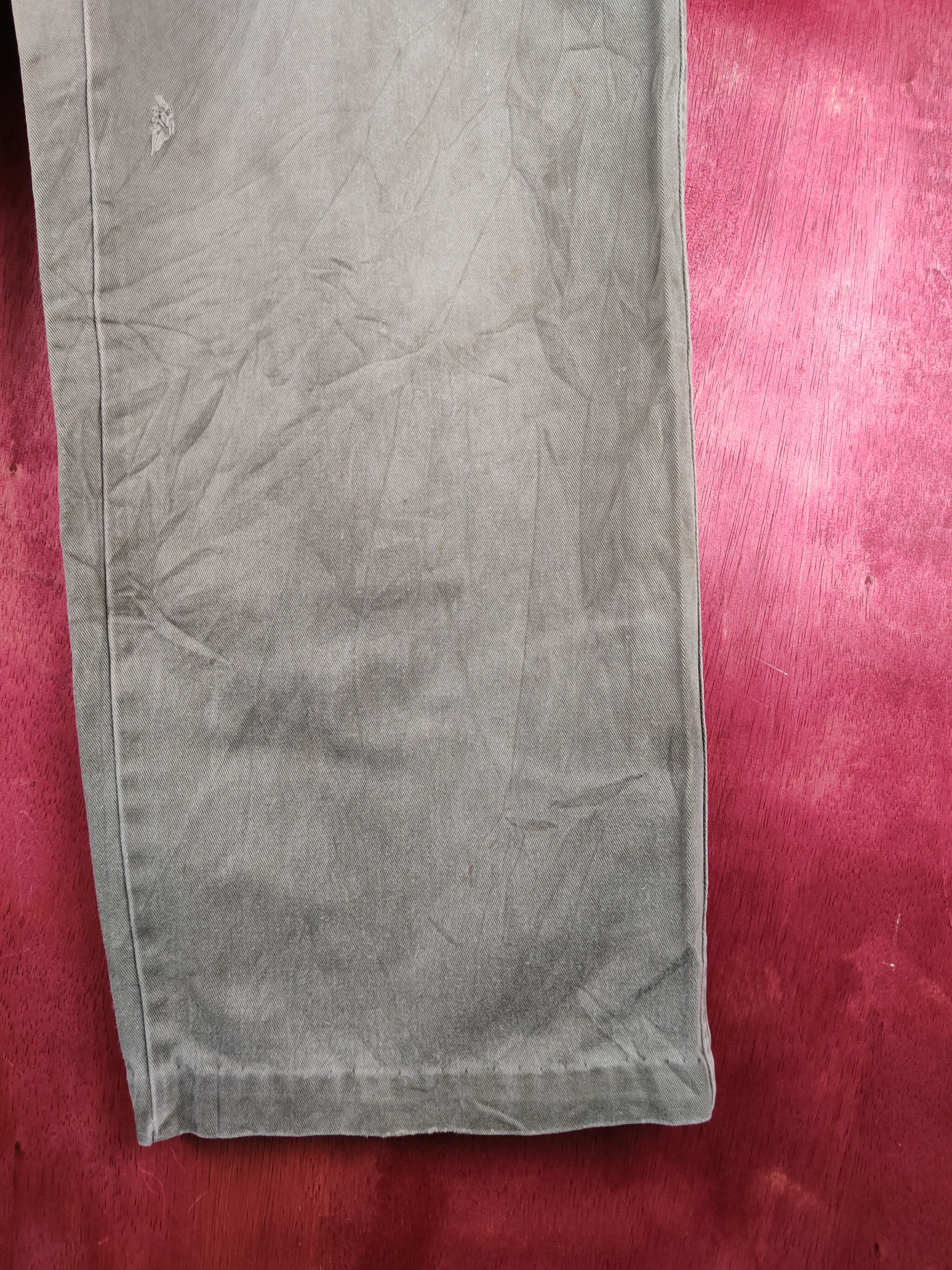 Japanese Brand Hey Beau Green Faded Multipocket Cargo Pants N#34 Size US 30 / EU 46 - 7 Thumbnail