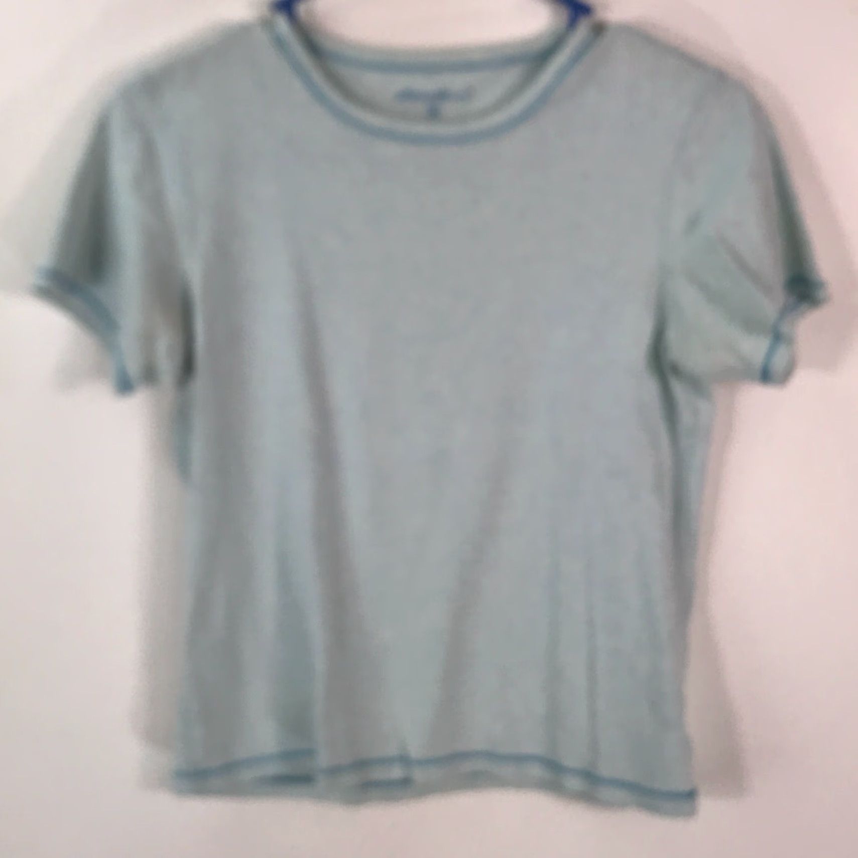 Eddie Bauer Eddie Bauer Womens T Shirt Gray Round Neck Short Sleeve Pullover Medium Top Size M / US 6-8 / IT 42-44 - 2 Thumbnail