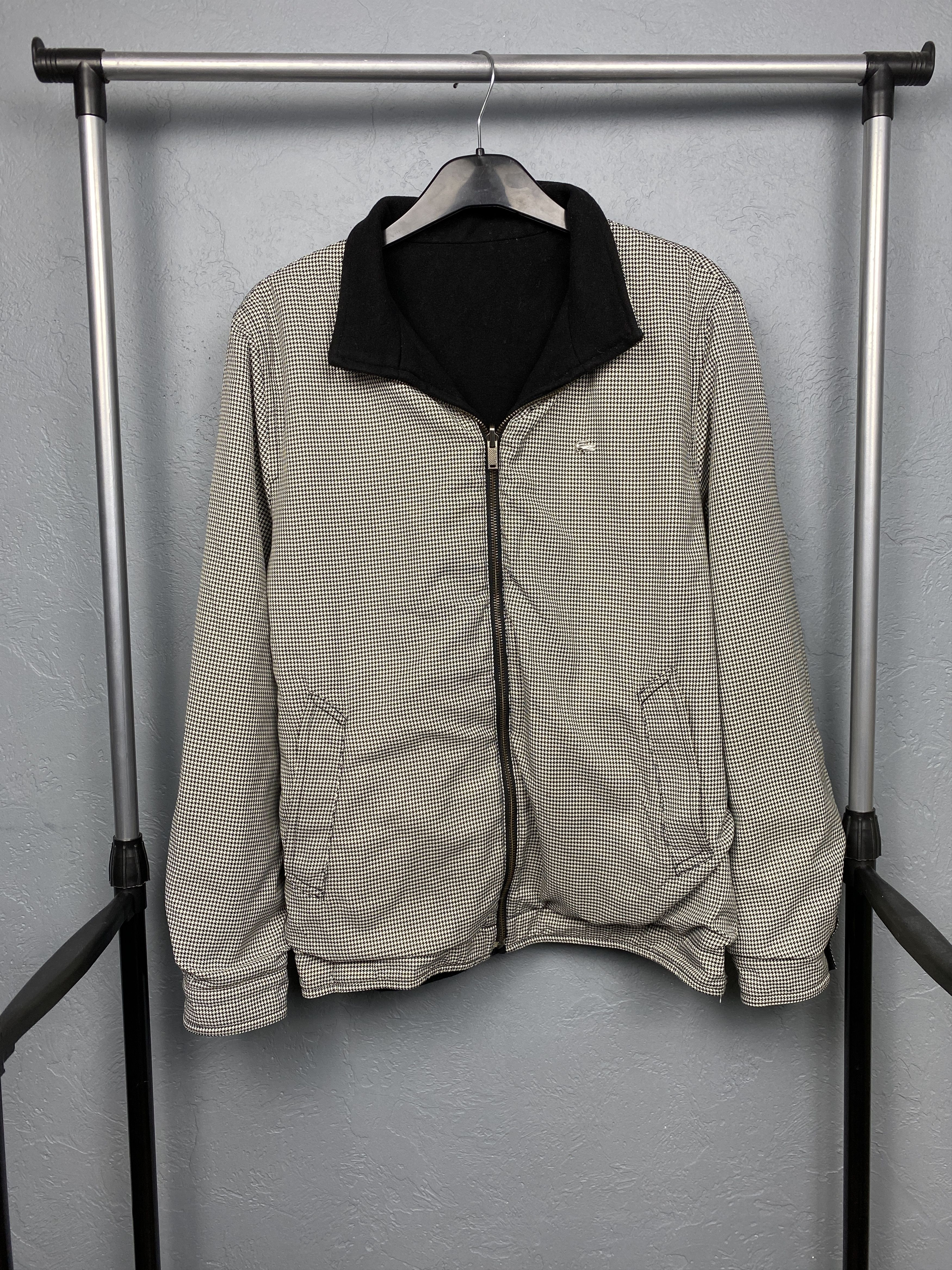 Lacoste Lacoste Vintage Mens Reversible Wool Coat Jacket Size US L / EU 52-54 / 3 - 7 Thumbnail