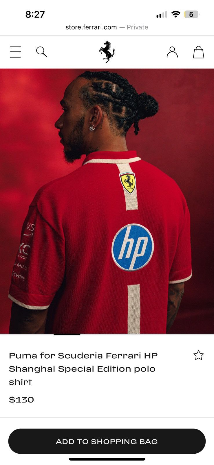 Ferrari × Puma Puma Ferrari Scuderia Knit Polo Shirt Size US XXL / EU 58 / 5 - 24 Thumbnail