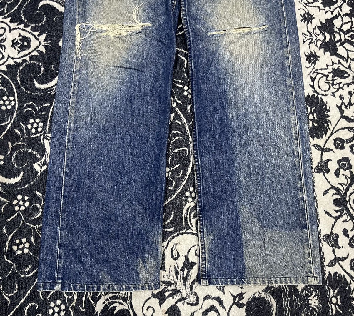 Levi's Vintage Clothing 90s LEVIS 503 J22 DISTRESSED DENIM FADED DESIGN Size US 28 / EU 44 - 4 Thumbnail