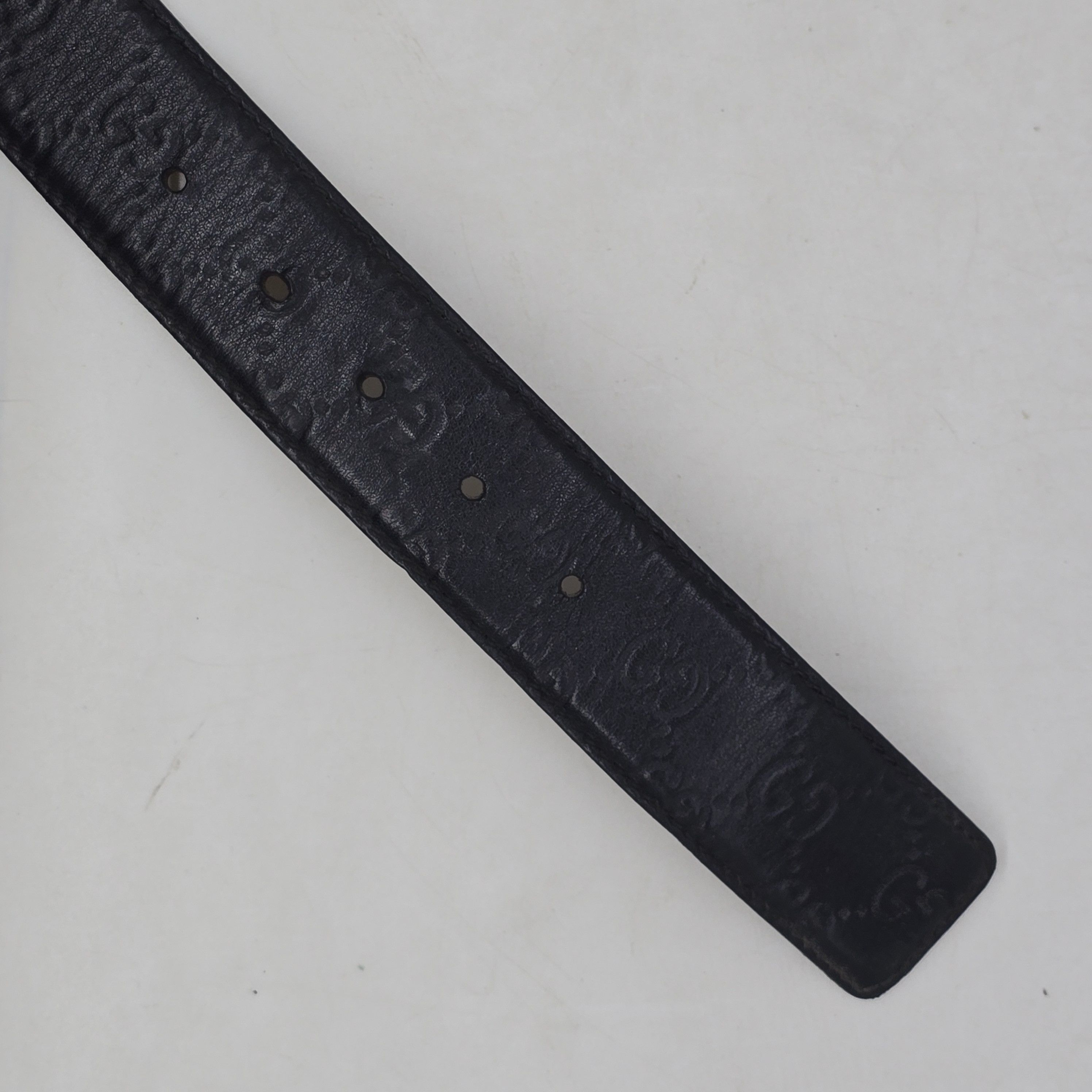 Gucci Gucci - Guccissima Interlocking GG Buckle Belt Size 30 - 9 Thumbnail