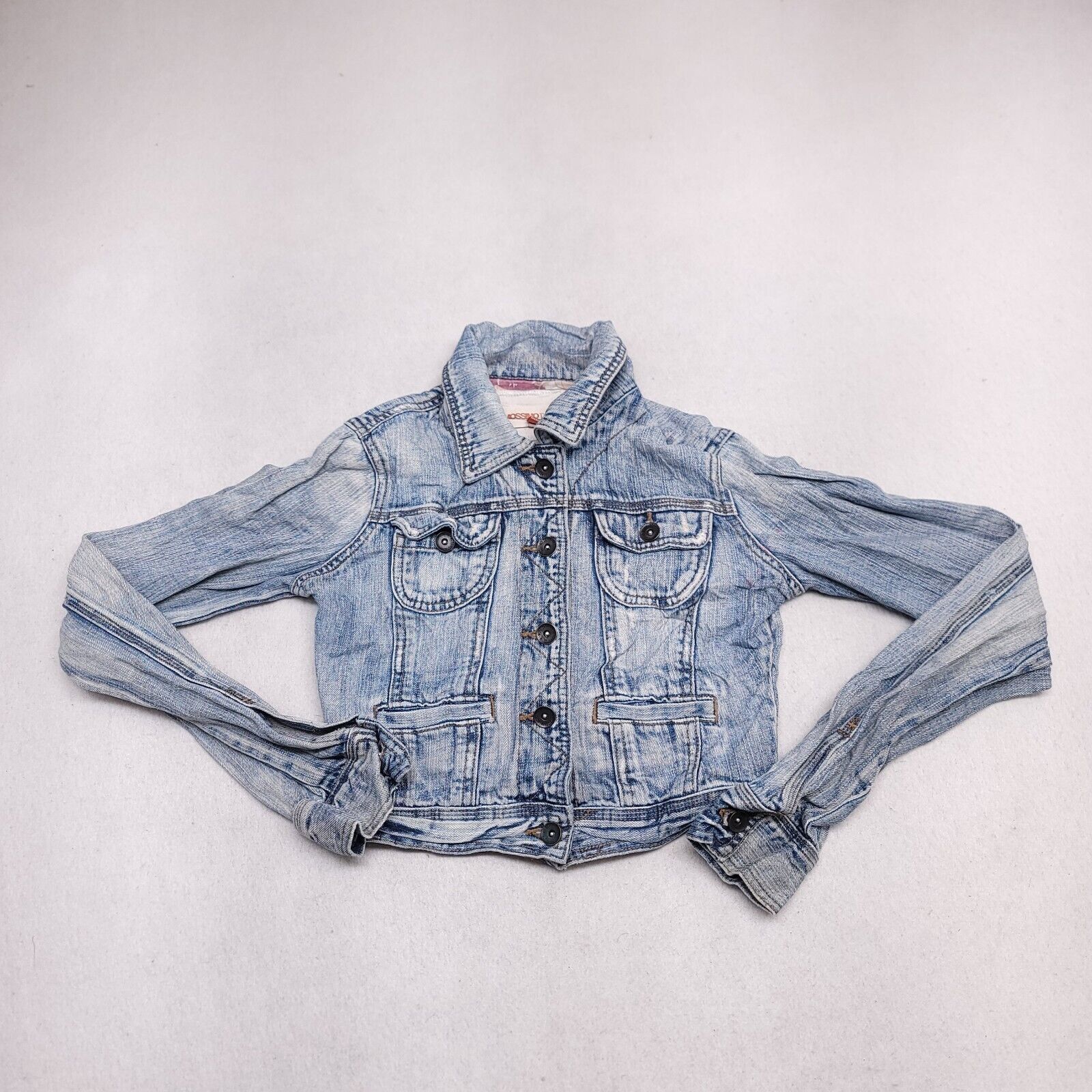 Mossimo Mossimo Casual Button Denim Jean Jacket Womens Size S Blue Size S / US 4 / IT 40 - 2 Thumbnail