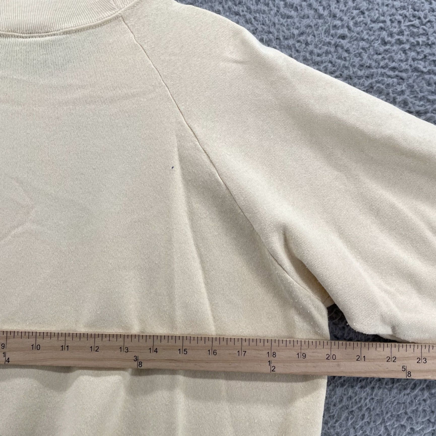 Buttero VINTAGE Platinum Sweats Sweatshirt Large Yellow Classical Music Notes God Unisex Adults Crew Neck Graphic Print 90s Music Size US L / EU 52-54 / 3 - 6 Thumbnail