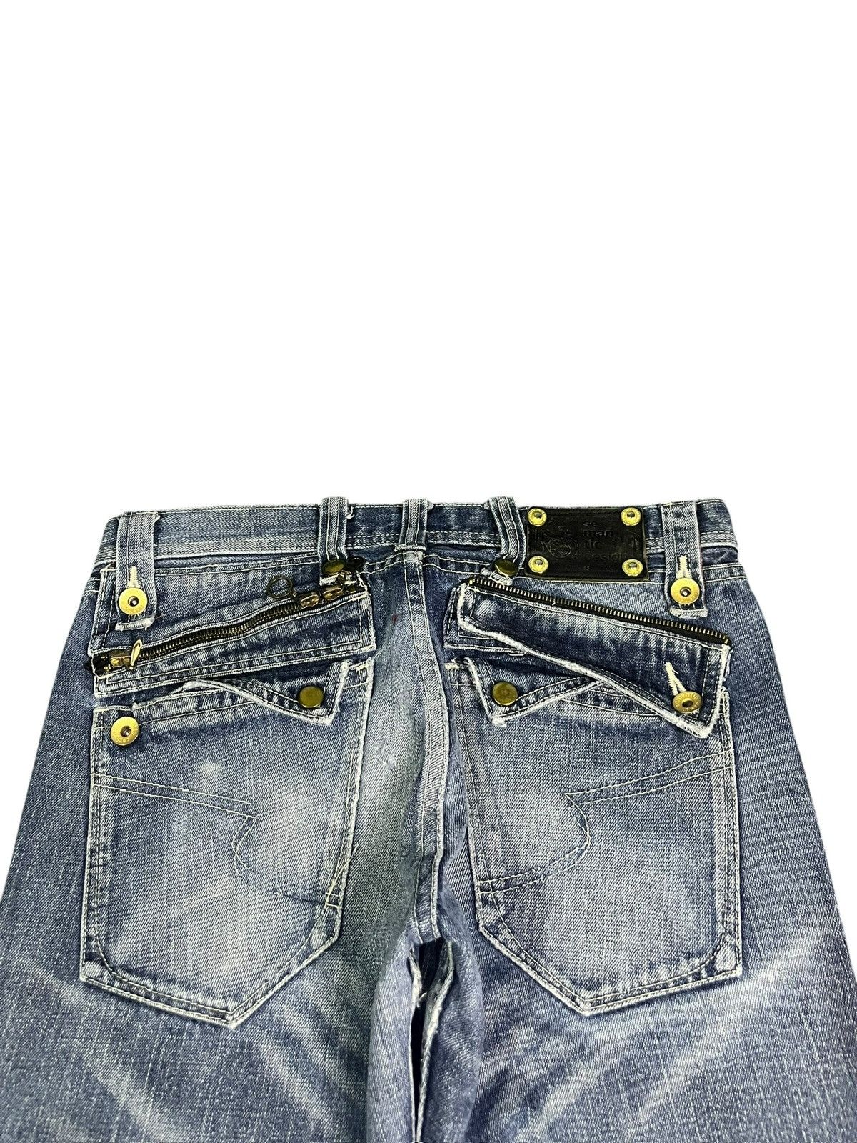 semanticdesign Vintage Semantic Design Faded Wash Distressed Jeans Size US 30 / EU 46 - 4 Thumbnail