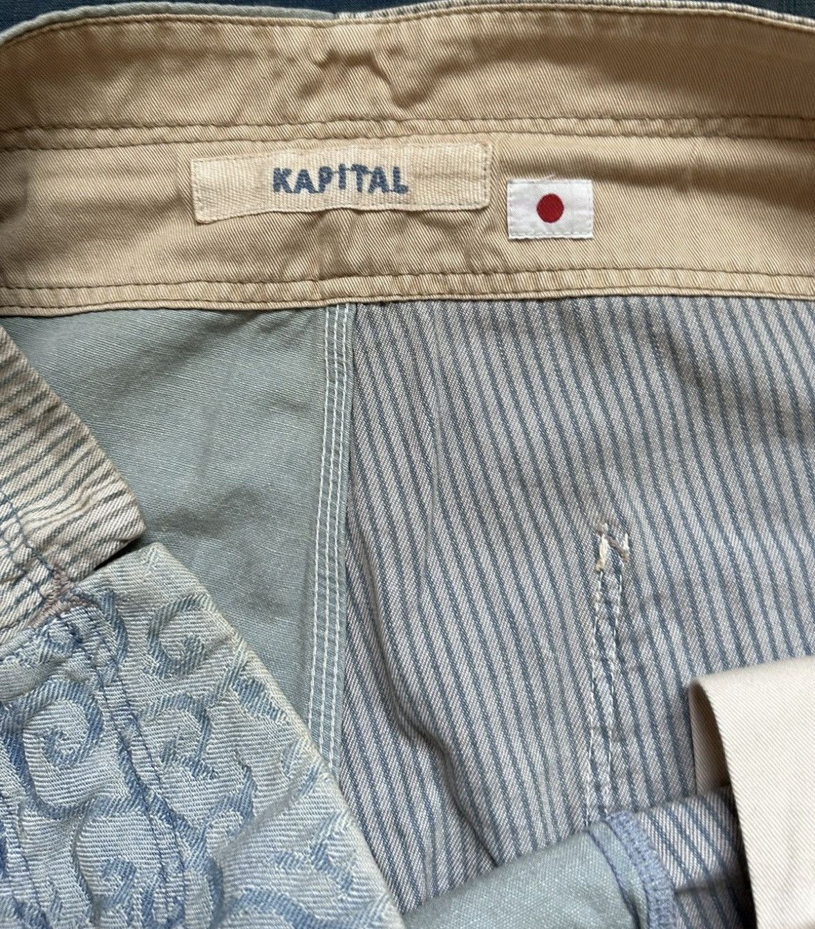 Kapital Kapital patchwork wide leg denim hakama pants Size US 34 / EU 50 - 9 Thumbnail