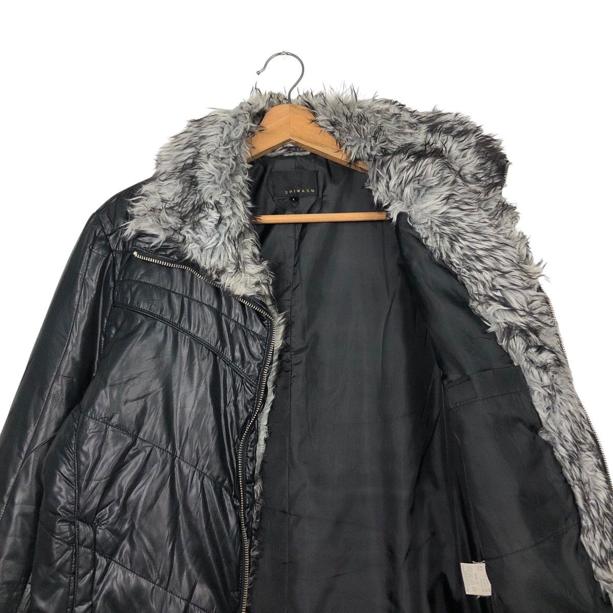 Japanese Brand 📌Vintage Light Puffer Jacket Spinash Mink Fur Hoodie Size US L / EU 52-54 / 3 - 13 Thumbnail