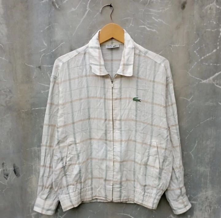 Lacoste × Vintage Lacoste crocodile casual work jacket Size US L / EU 52-54 / 3 - 1 Thumbnail