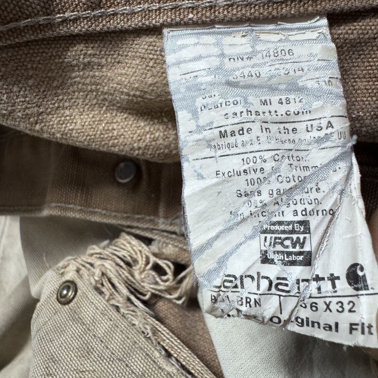 Carhartt Vintage Carhartt Thrashed Double Knee Carpenter Pants Size US 36 / EU 52 - 17 Thumbnail