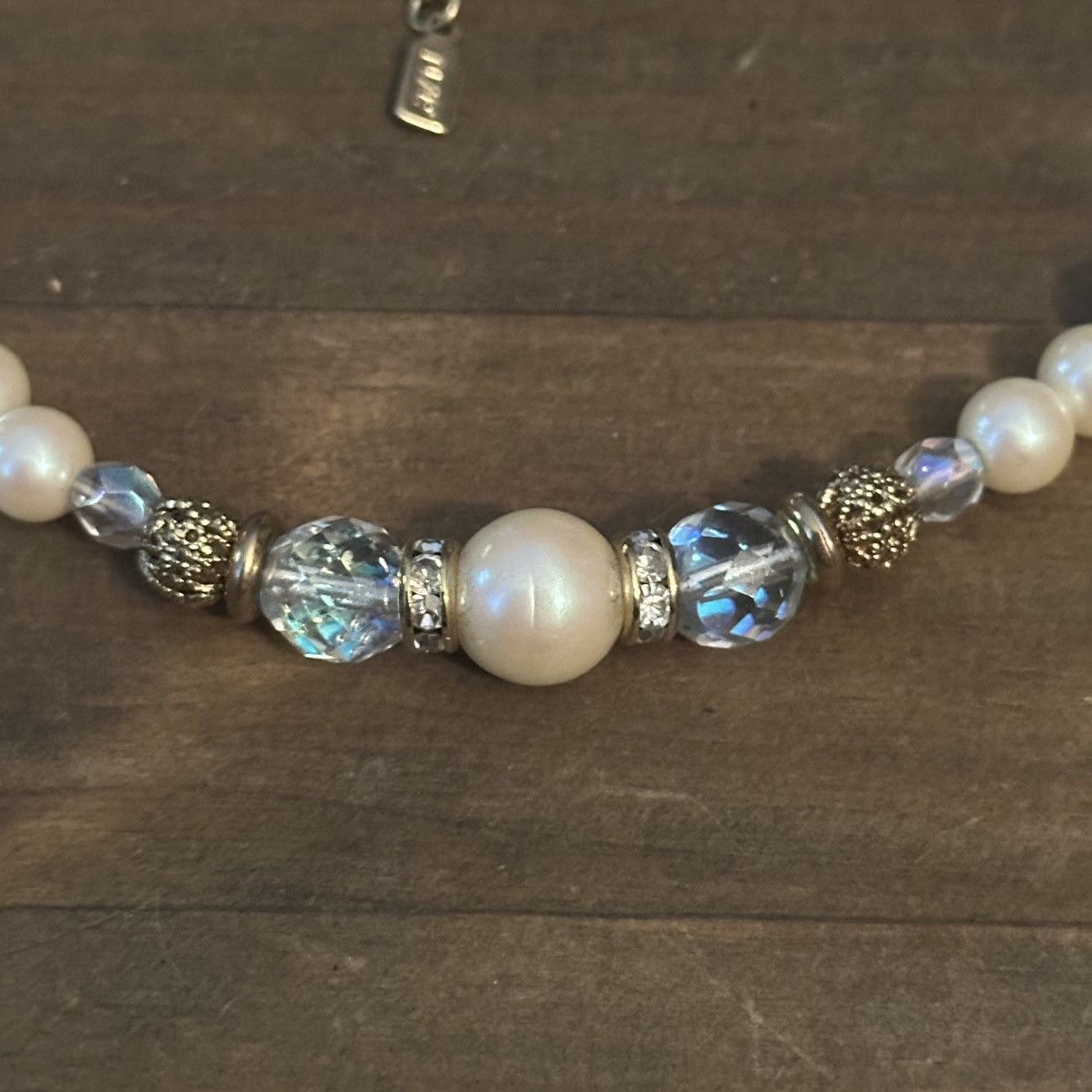 Other × Vintage Vintage 1928 pearl and aurora borealis necklace Size ONE SIZE - 3 Thumbnail