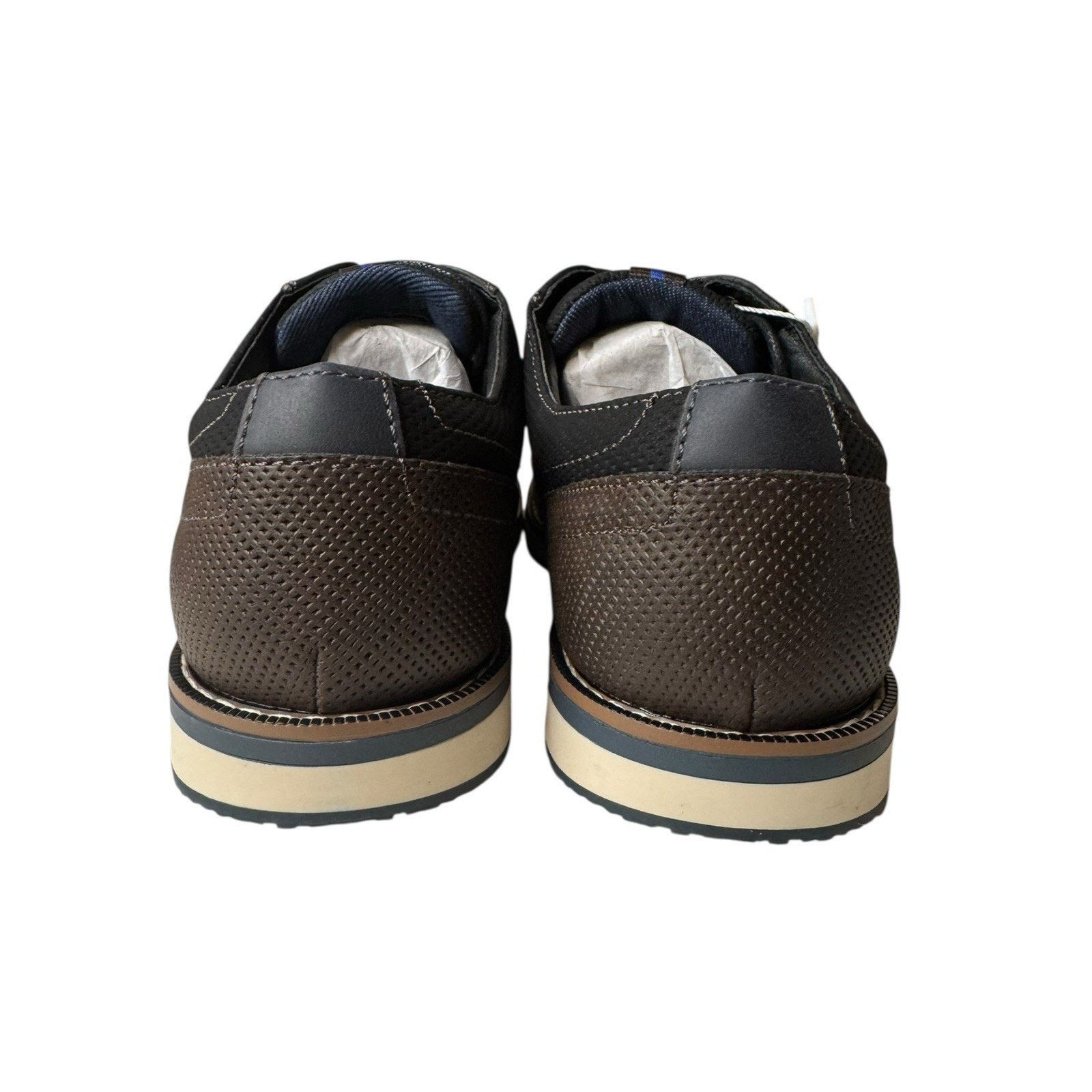 Nunn Bush Nunn Bush NEW Circuit Black Plain Toe Oxford Leather Shoes Size US 7 / EU 40 - 4 Thumbnail