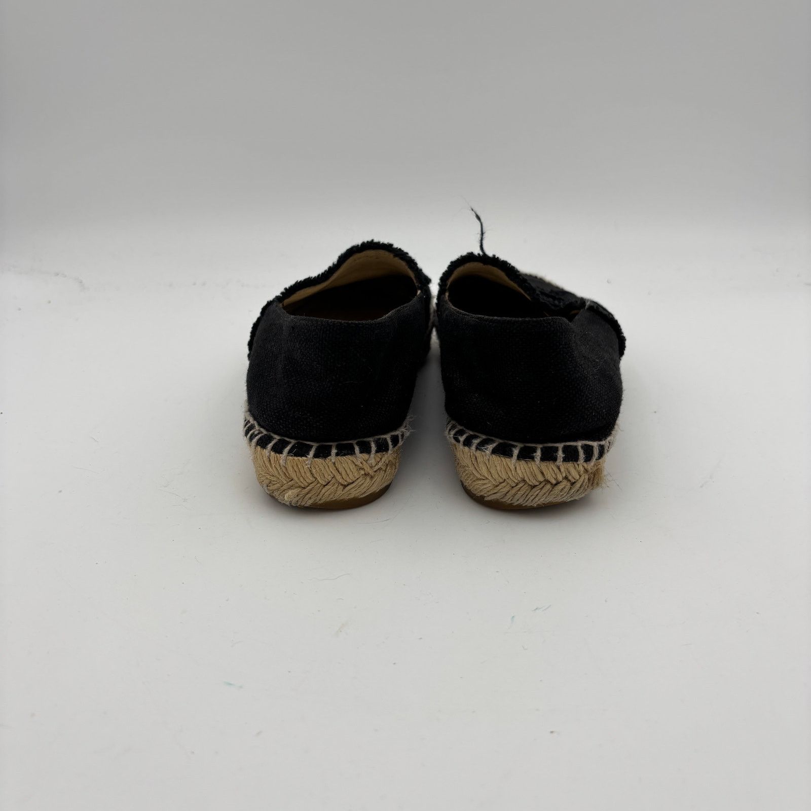Chanel Chanel CC Logo Canvas Black Cap Toe Espadrilles Women's 40 Size US 10 / IT 40 - 4 Thumbnail