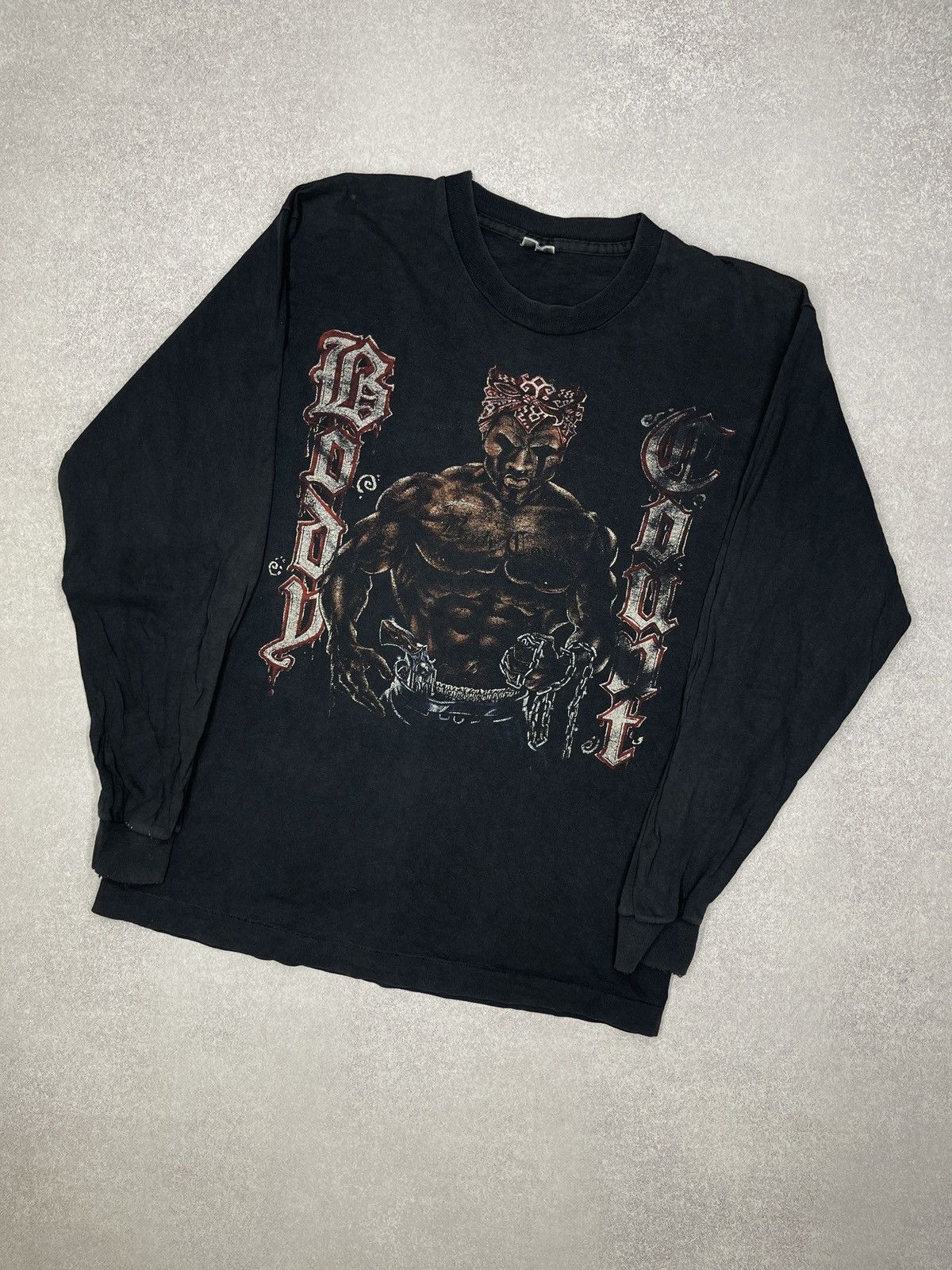 Band Tees Vintage Body Counte Ice T On Tour 1993 Cop Killer Longsleeve Size US L / EU 52-54 / 3 - 1 Thumbnail