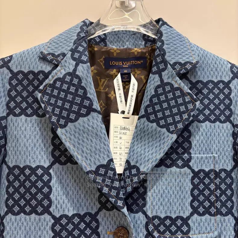 Louis Vuitton Louis Vuitton SS24 plaid print single-breasted blazer jack Size S / US 4 / IT 40 - 3 Thumbnail