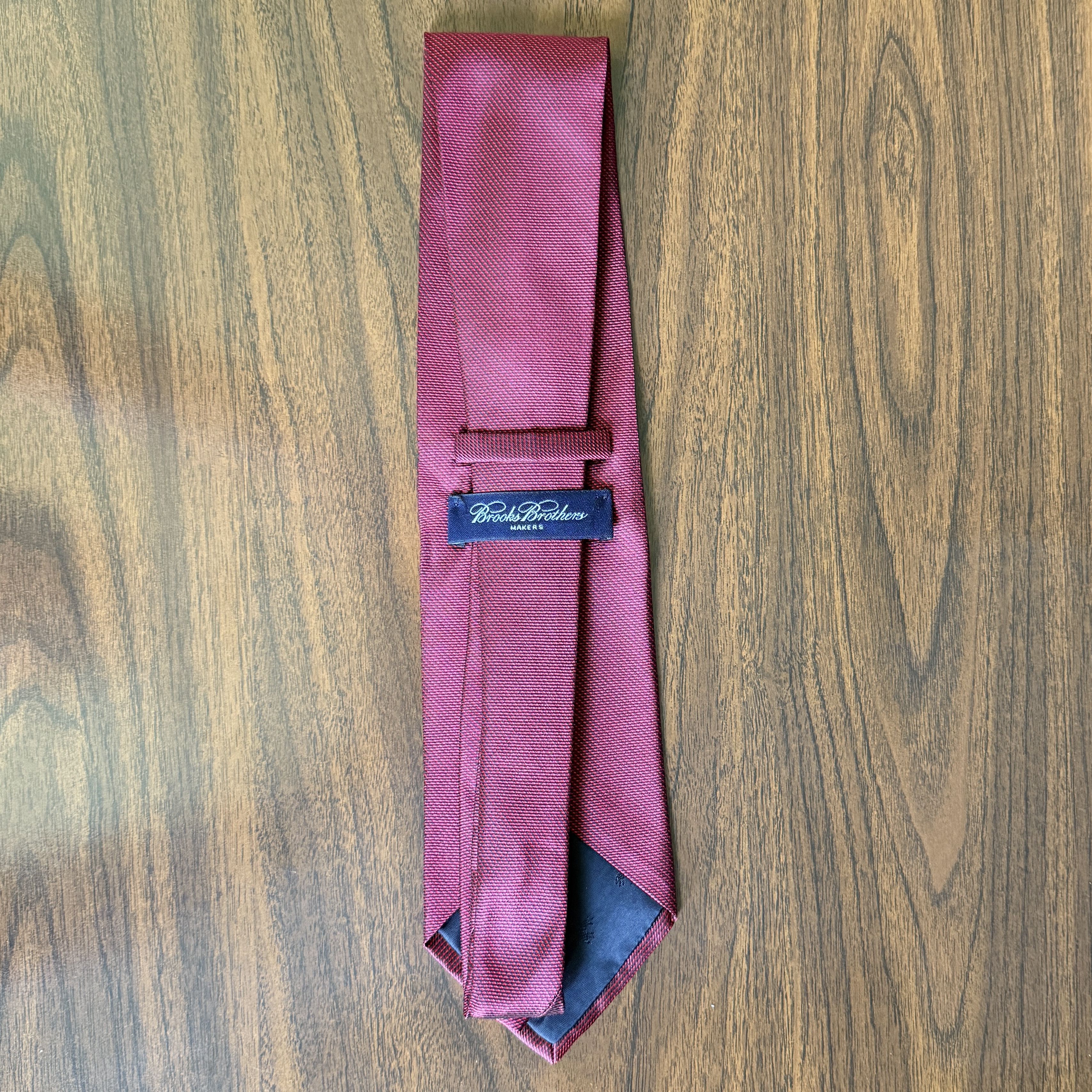 Brooks Brothers Brooks Brothers Makers Tie Red Silk 3.25” USA Italy Size ONE SIZE - 2 Thumbnail