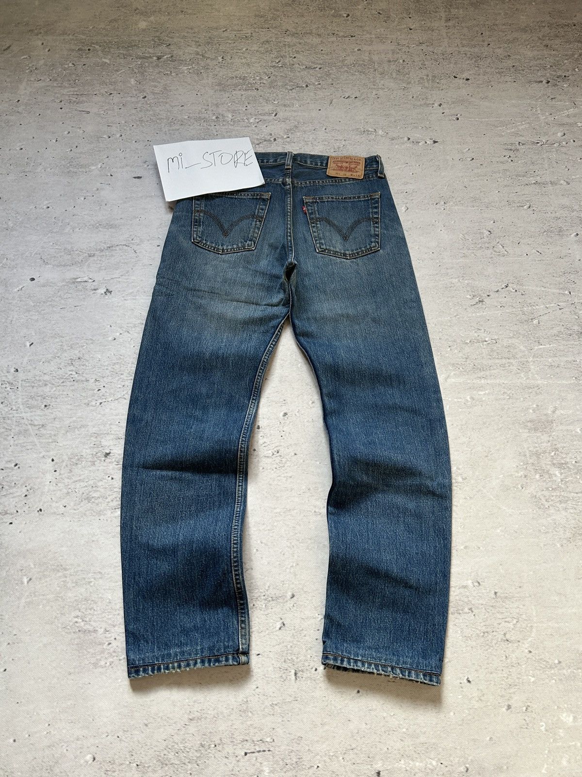Levi's Vintage Clothing 💥SALE💥Vintage Levis 751 Distressed Washed Denim Jeans 00s Size US 31 - 1 Thumbnail