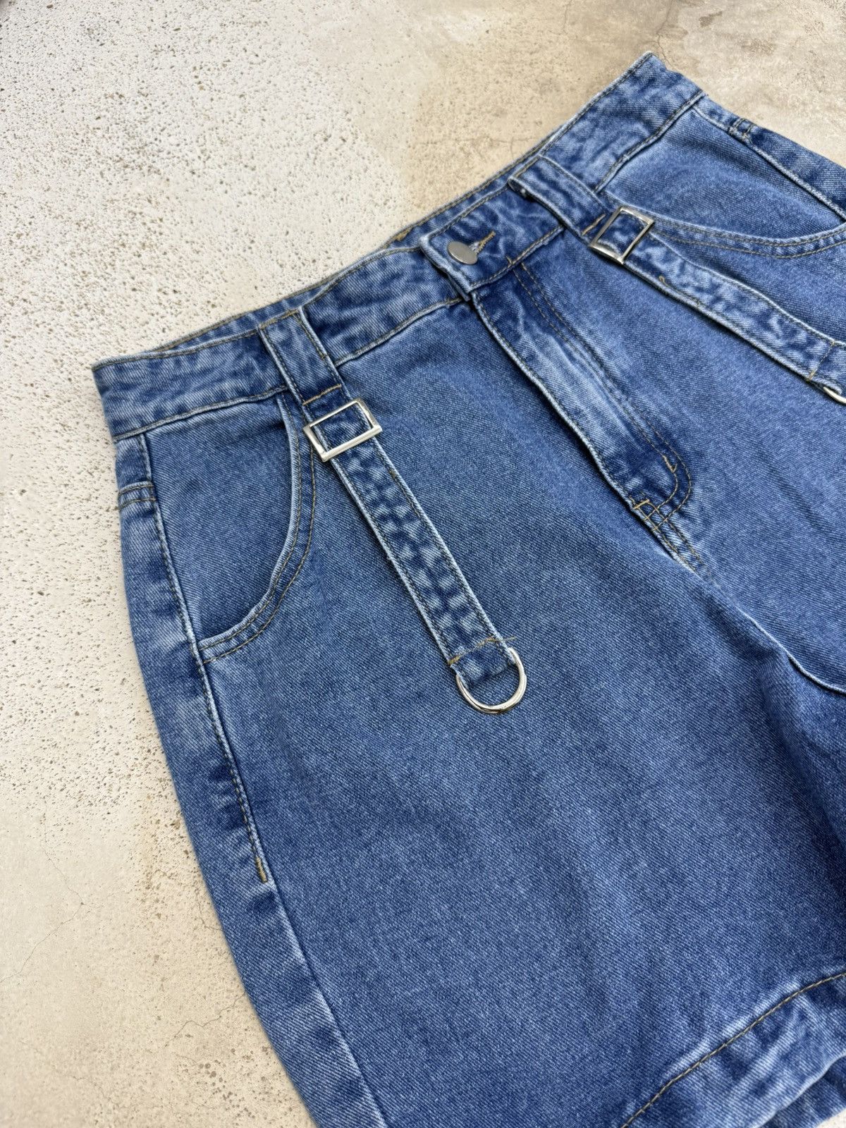 Japanese Brand Y2K Avant Garde Designer Style Street Unisex Denim Pants Size US 28 / EU 44 - 6 Thumbnail