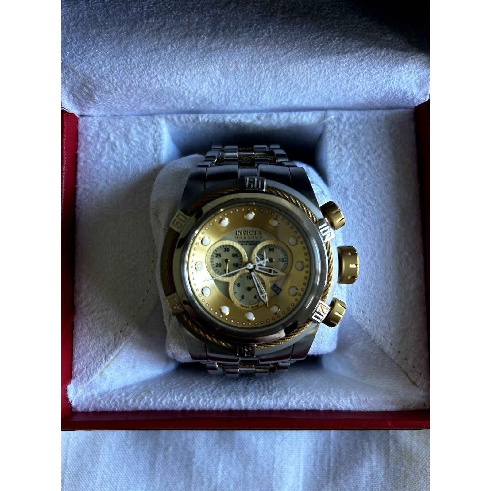 Invicta Invicta Reserve Bolt Zeus Jason Taylor silver/gold watch Size ONE SIZE - 4 Thumbnail